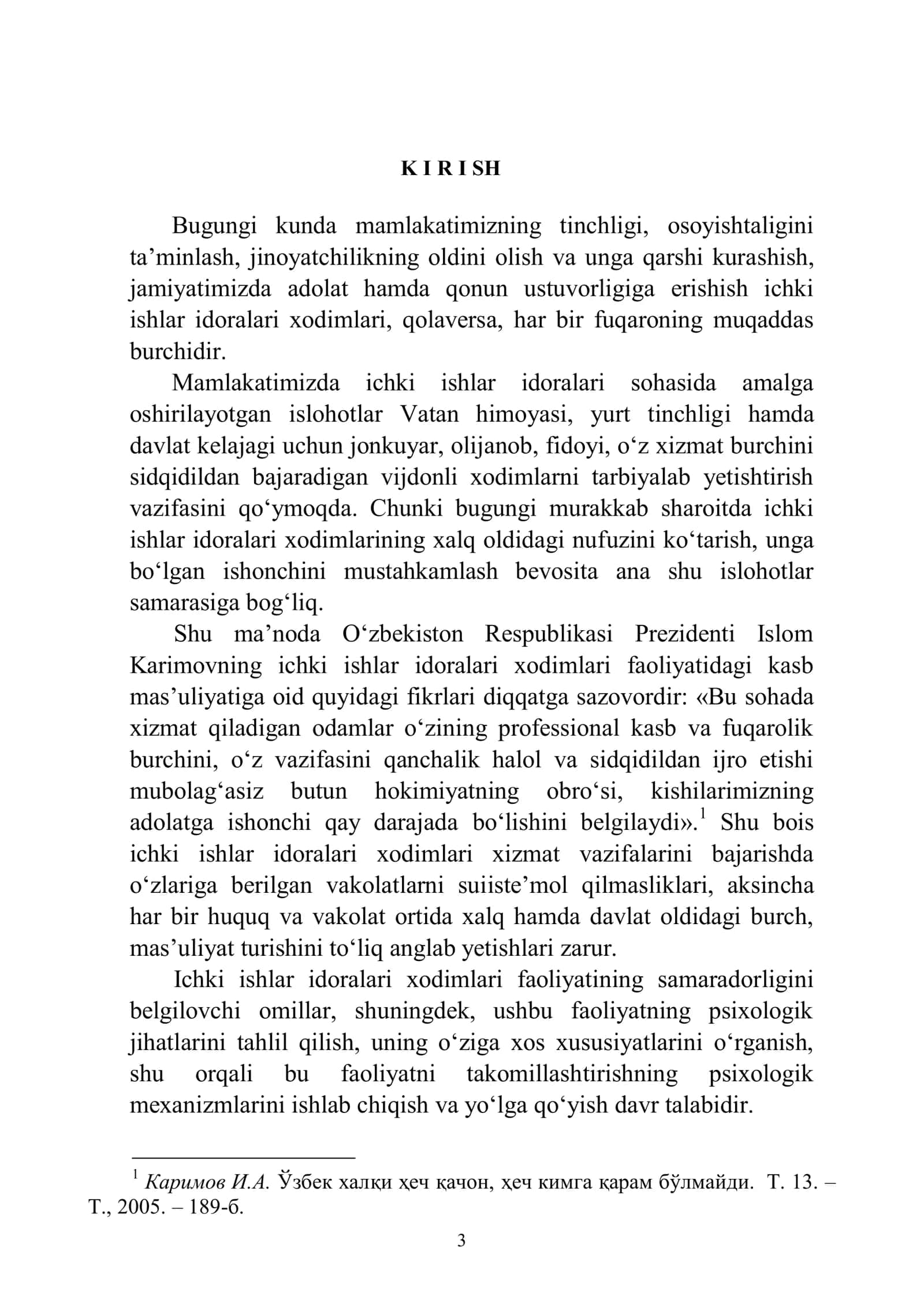 Kasbiy psixologiya: Ma'ruzalar kursi 3