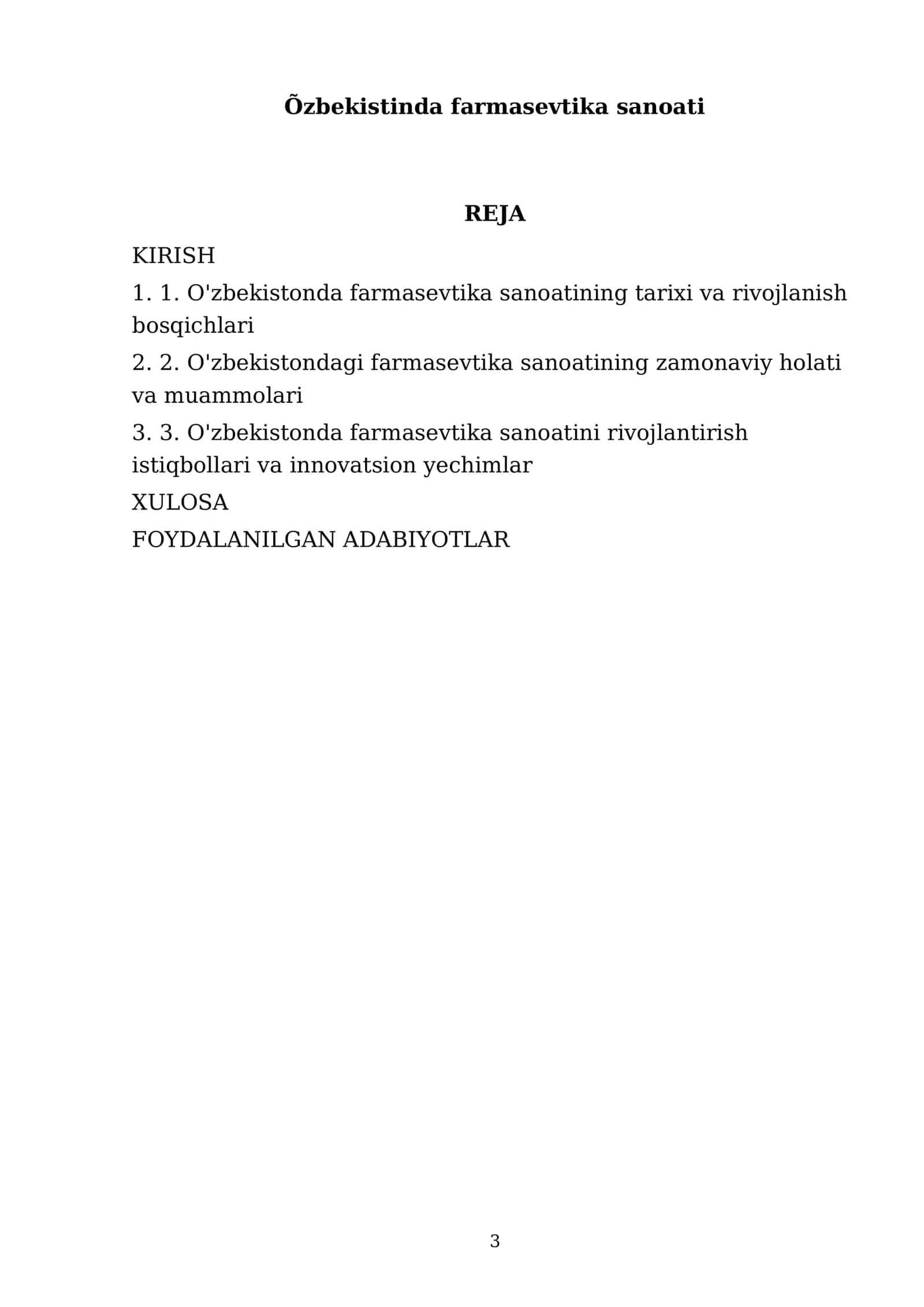 Õzbekistinda farmasevtika sanoati 3