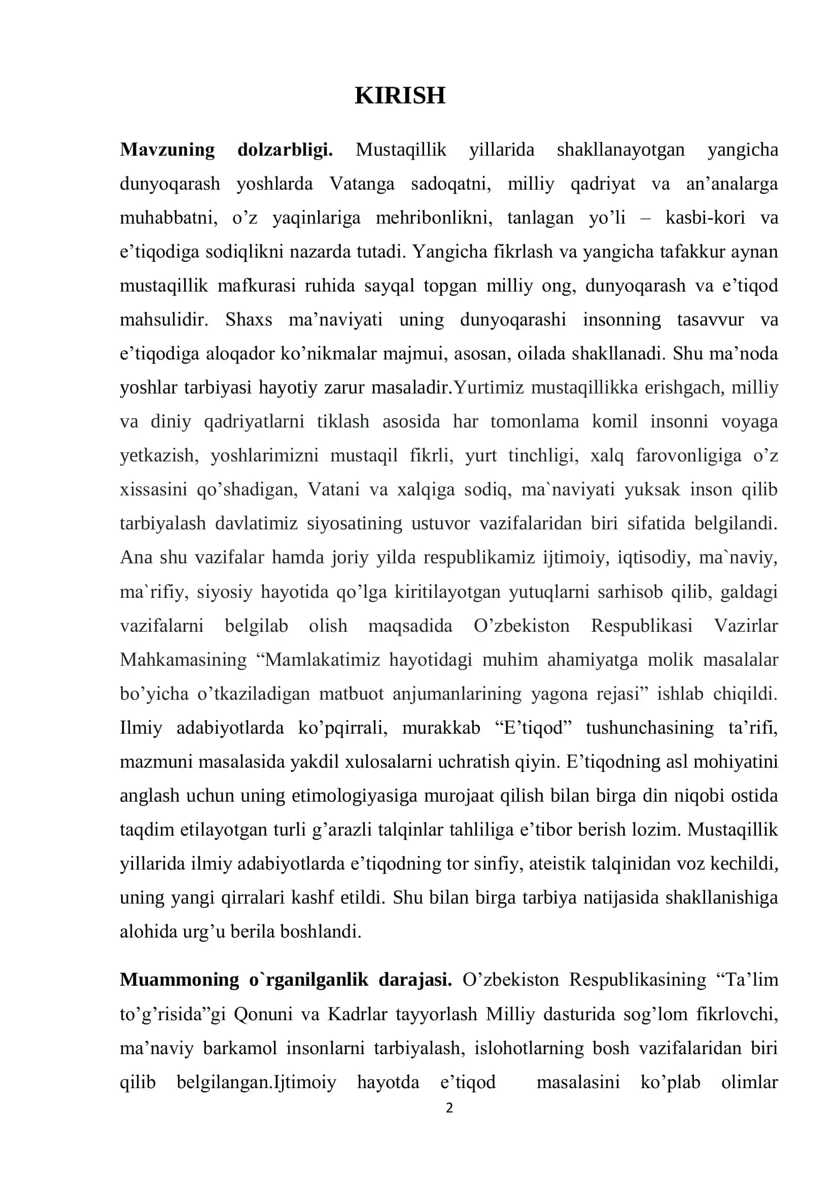 Talabalarda ma’naviy-axloqiy e’tiqodni takomillashtirish 3