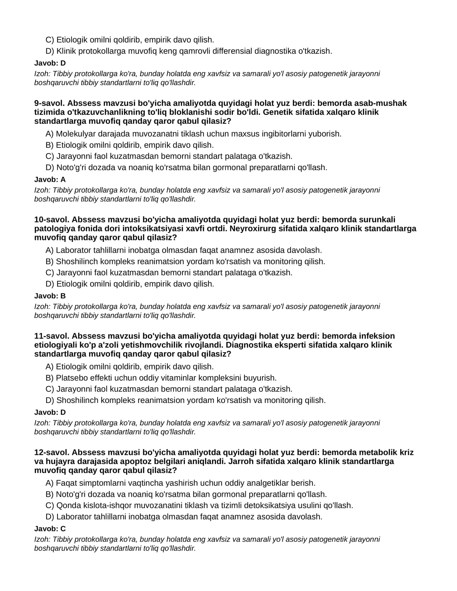 ABSSESS - 3-QISM 3
