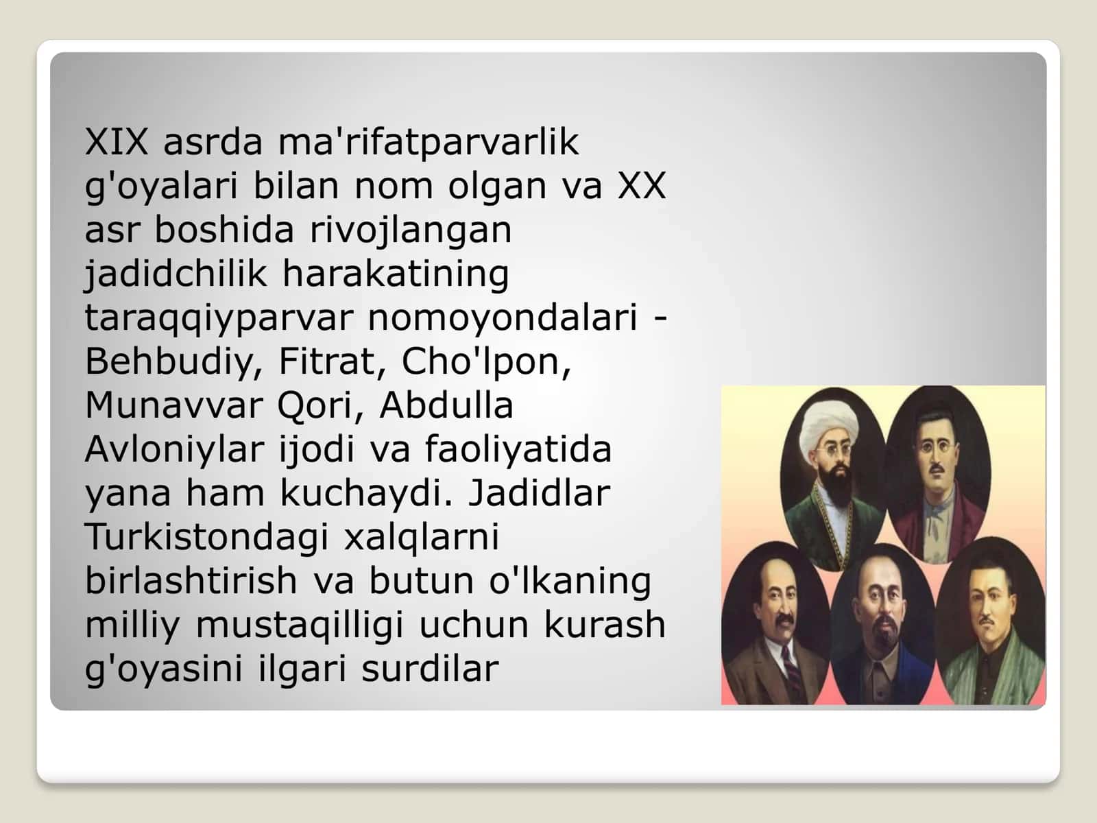 Jadid ma’rifatparvarlarining ijtimoiy-ma’naviy hayotdagi o‘rni 3