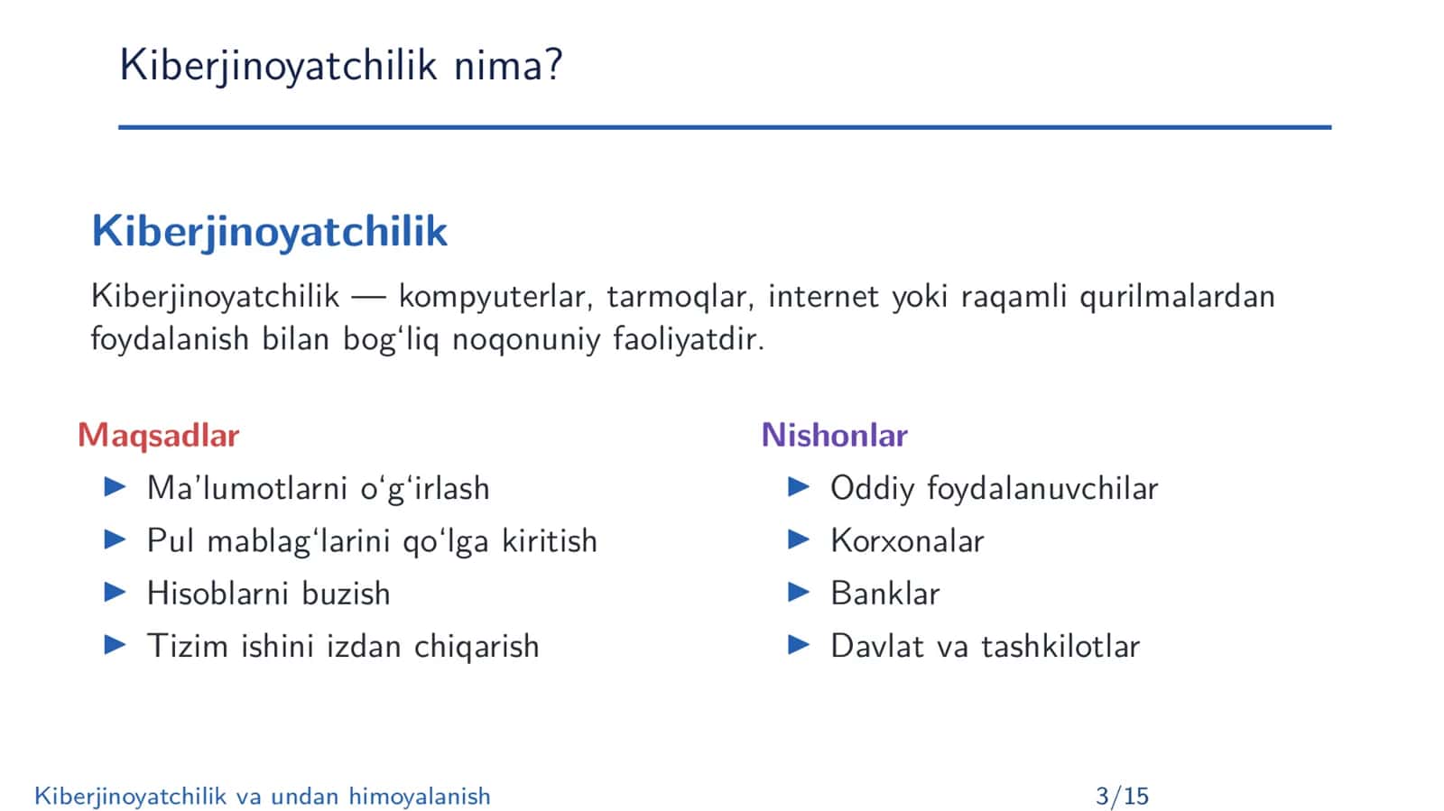 Kiberjinoyatchilik va undan himoyalanish 3