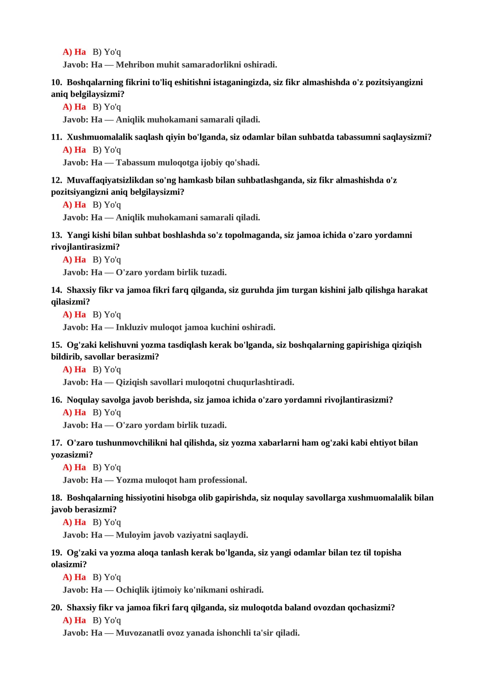 MANIPULYATIV XATTI-HARAKATLARNI ANIQLASH TESTI 3