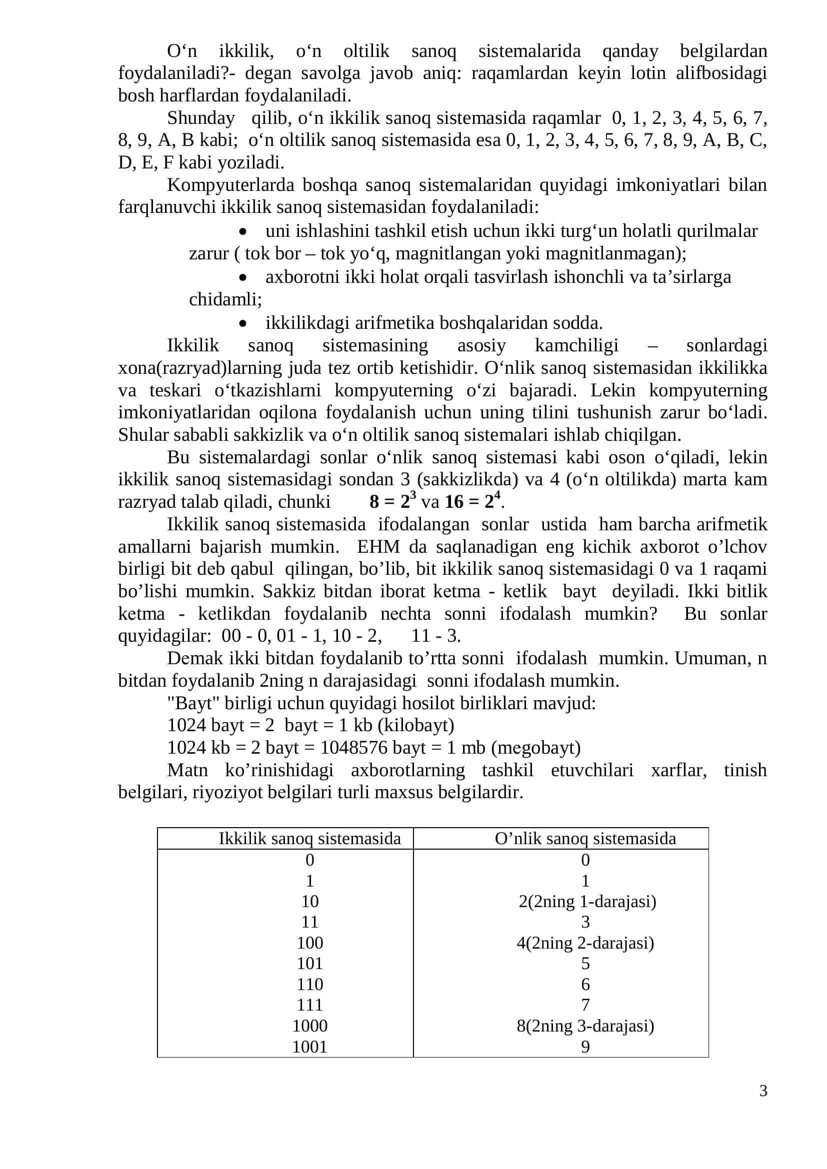 SANOQ SISTEMALARI 3