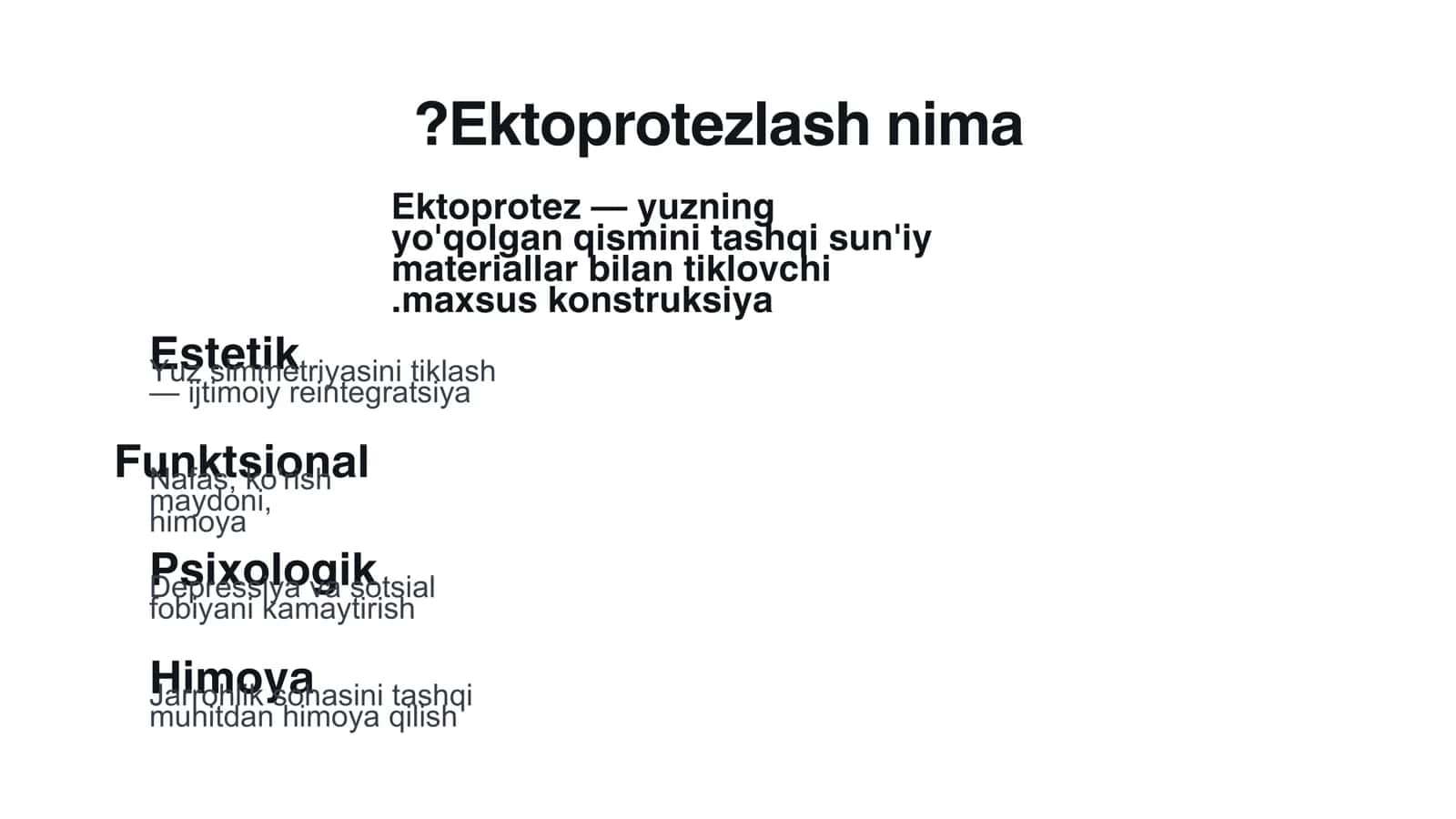 Yuz defektlarida ektoprotezlash va kompleks reabilitatsiya 3