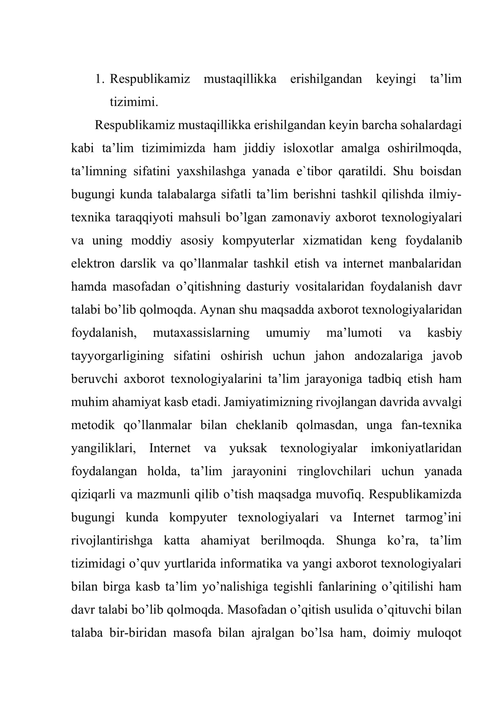 O’zbekistonda masofaviy ta’lim tizimini rivojlanish tendensiyasi 3