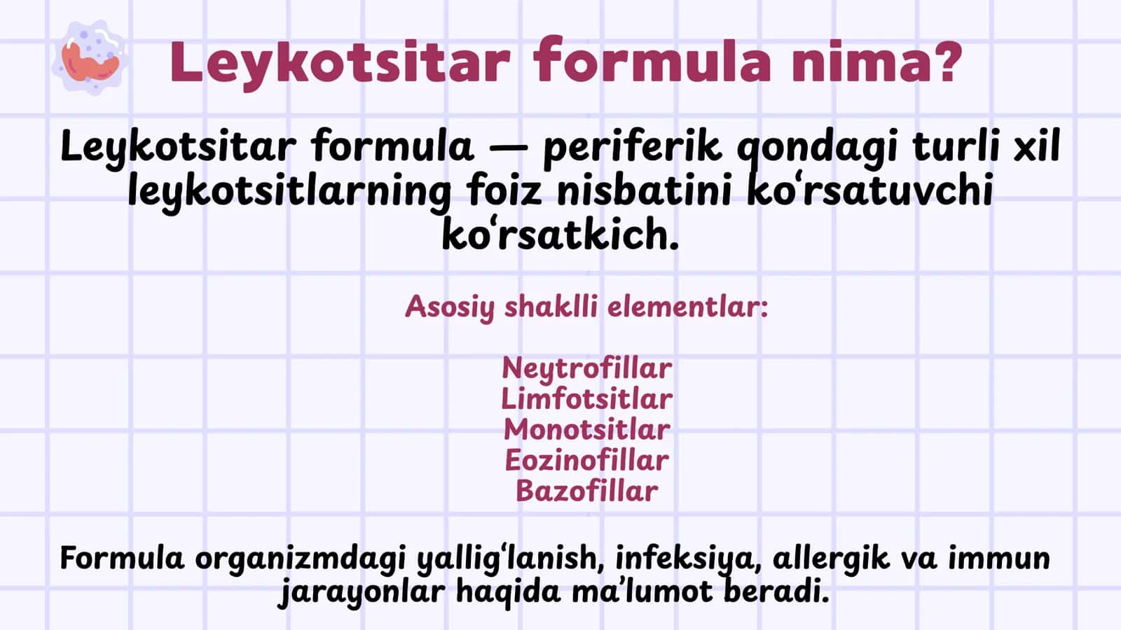 Yuz jagʻ soxasi kasaliklarida leykotsitar formulaning ahamiyati. 3