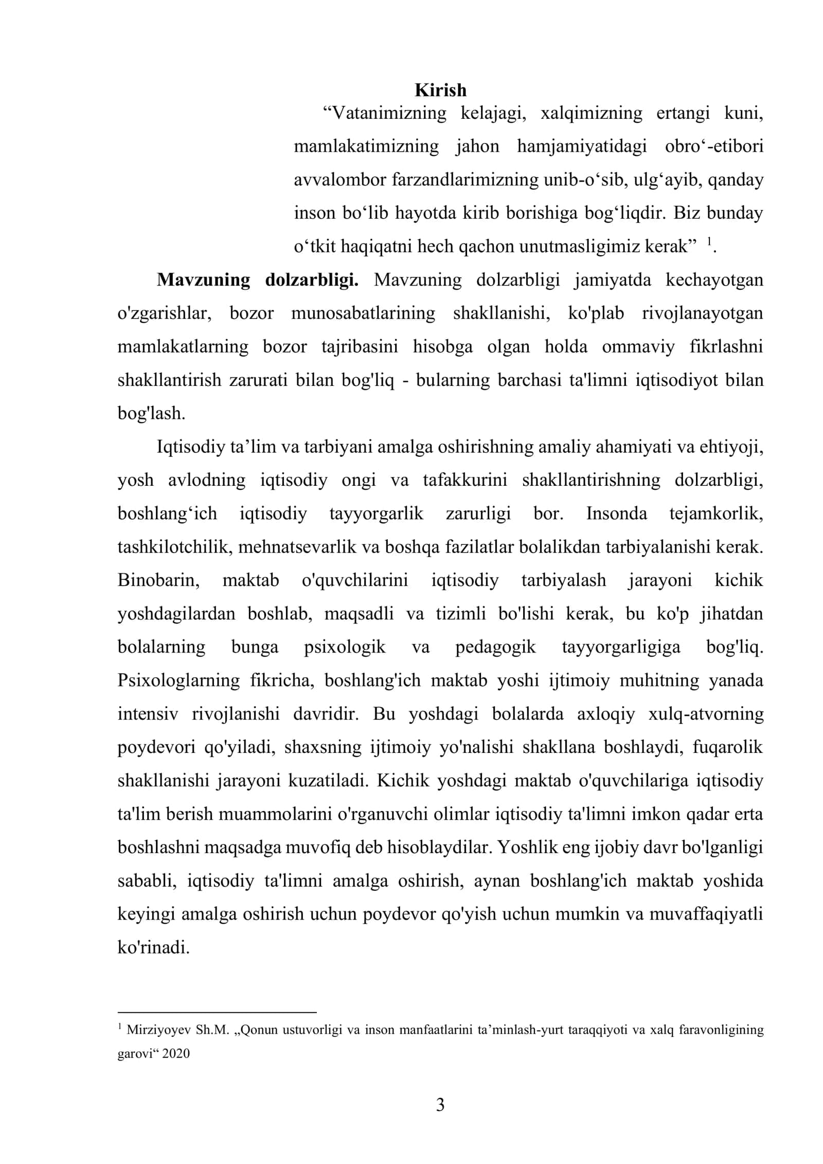 Boshlang'ich sinf o'quvchilarini tarbiyalashda tejamkorlik sifatlarini shakllantirish 3