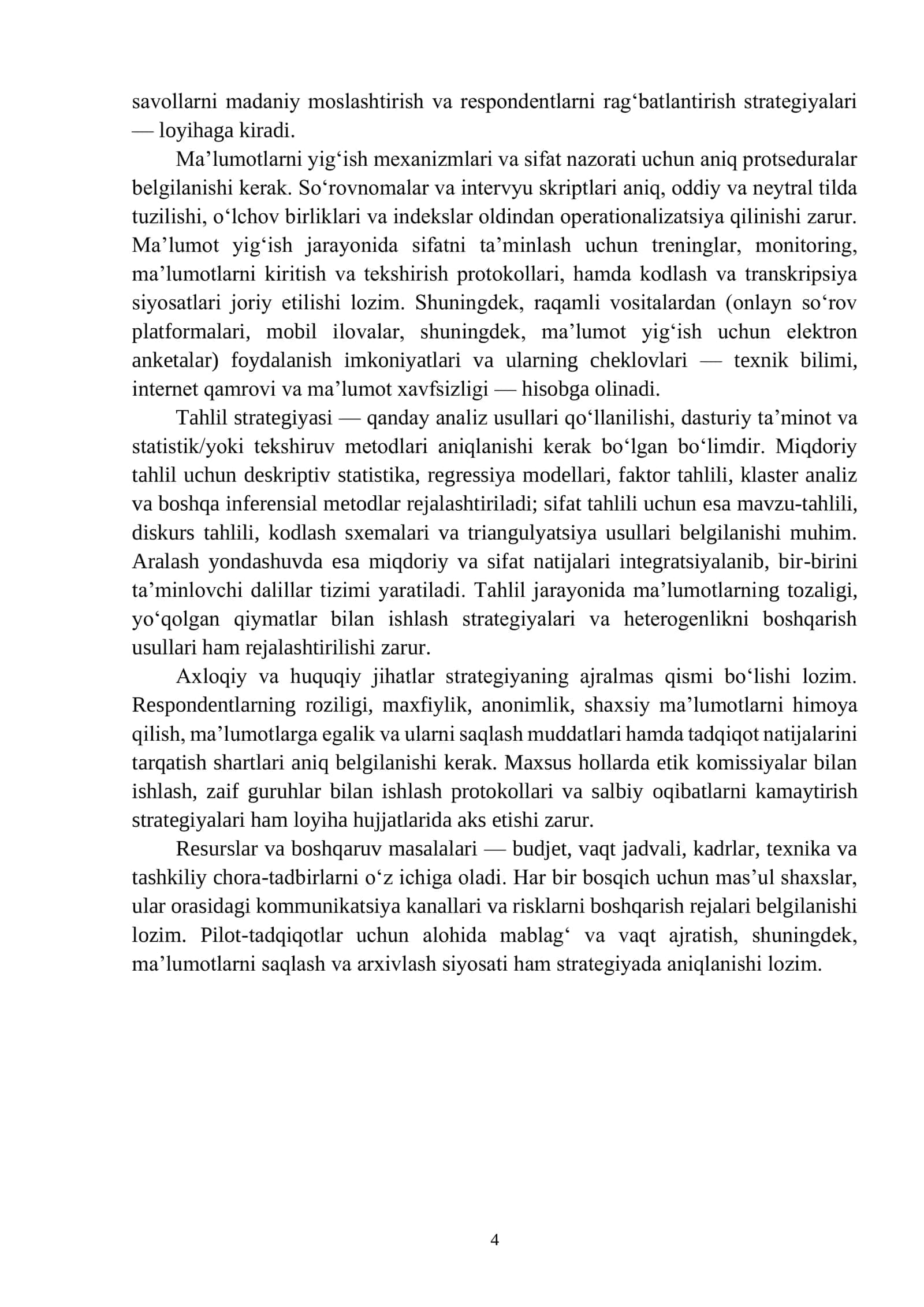 SOTSIOLOGIK TADQIQOT STRATEGIYASINI ISHLAB CHIQISH 3
