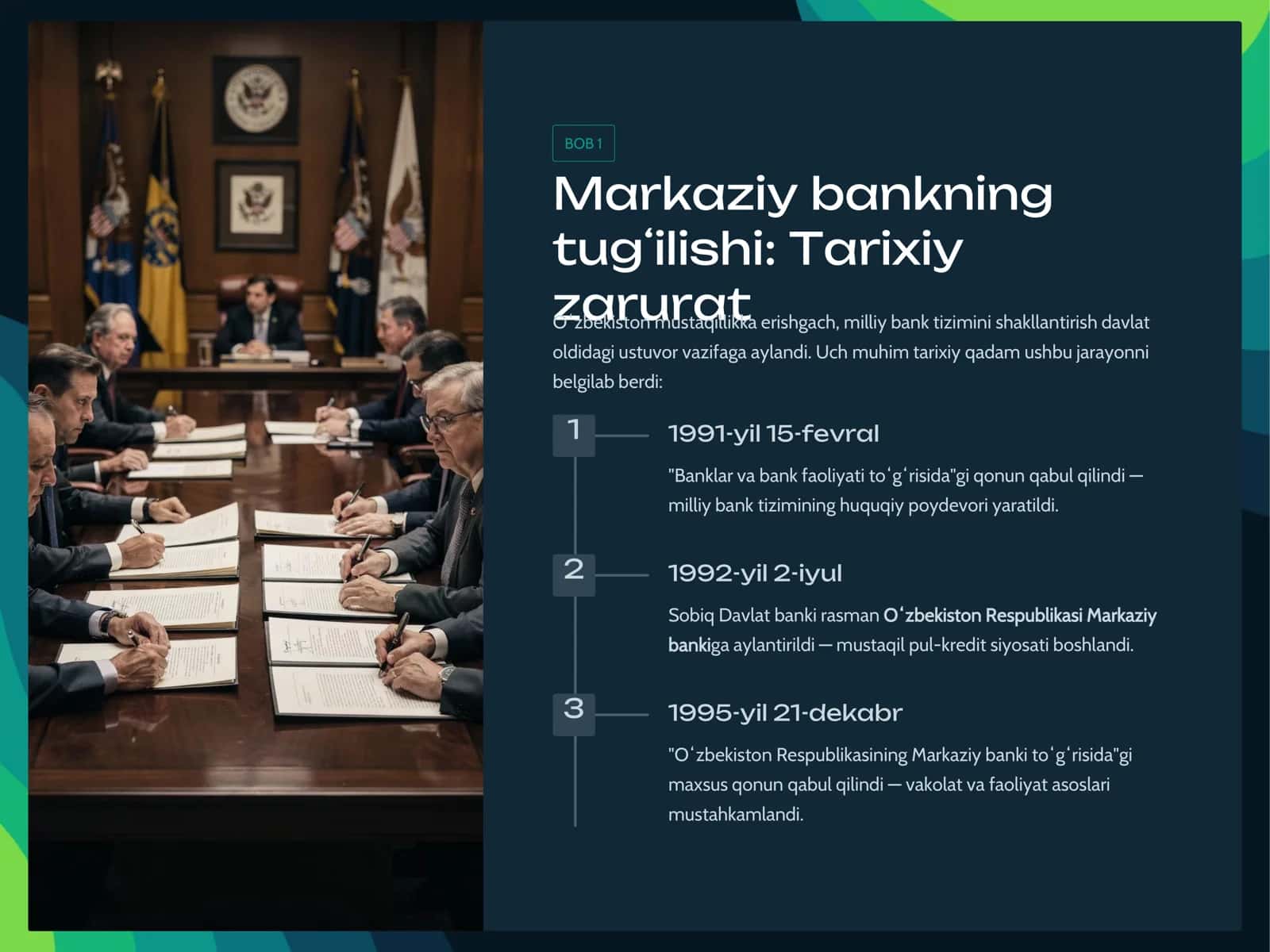 Oʻzbekiston Respublikasi Markaziy banki: Milliy valyuta barqarorligining kafolati 3
