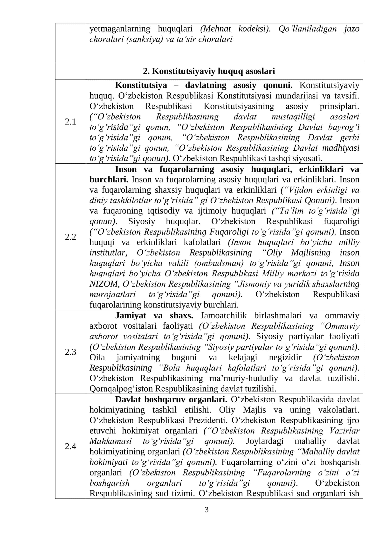 Test Varianti Tafsiloti 3
