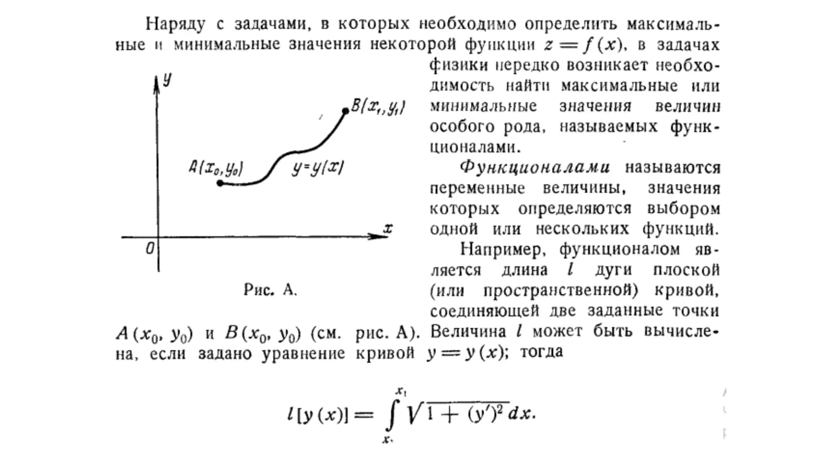 Функционал. Вариация функционала и ее свойства. 3