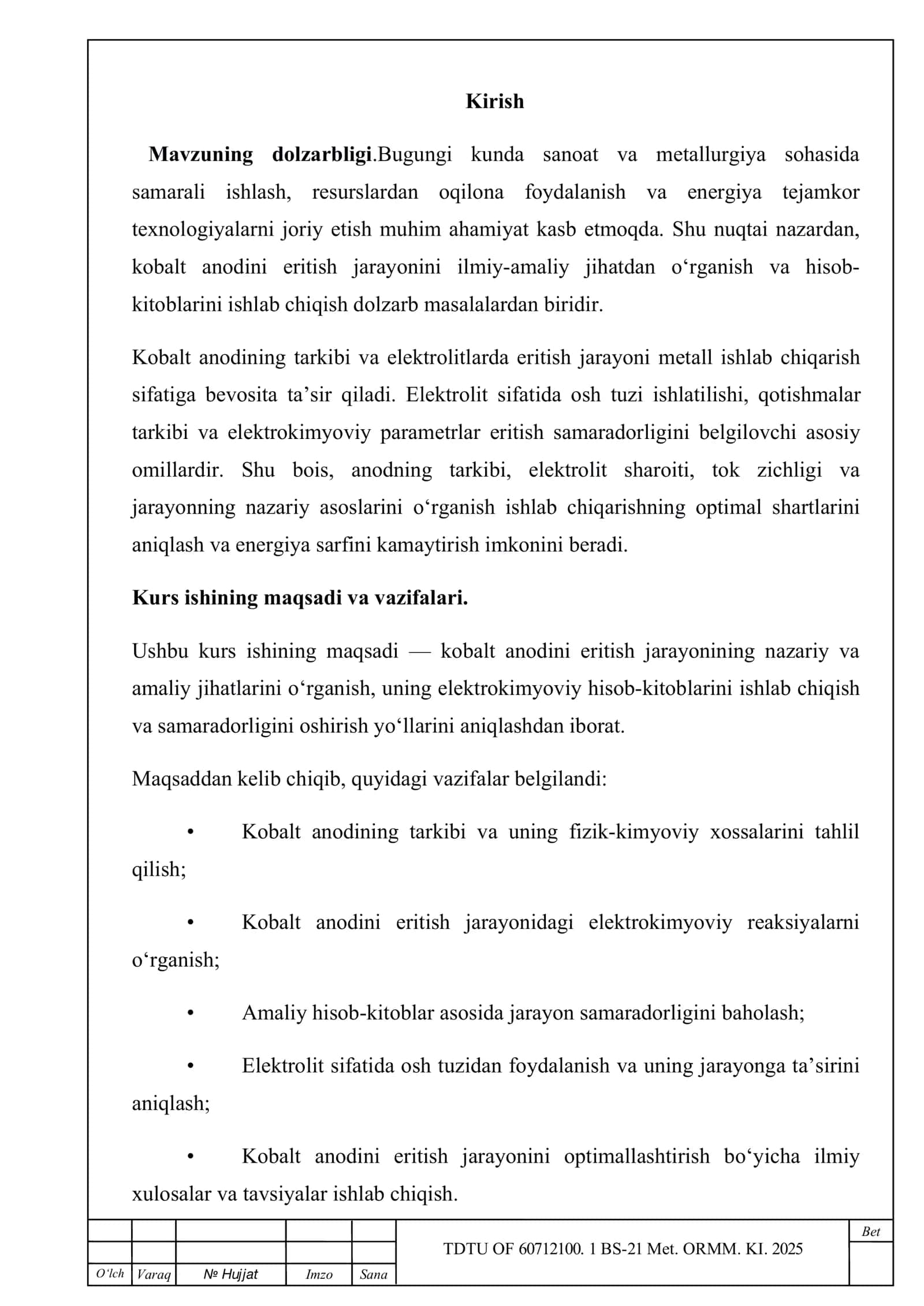 Kobalt anodini eritish amaliyoti 3