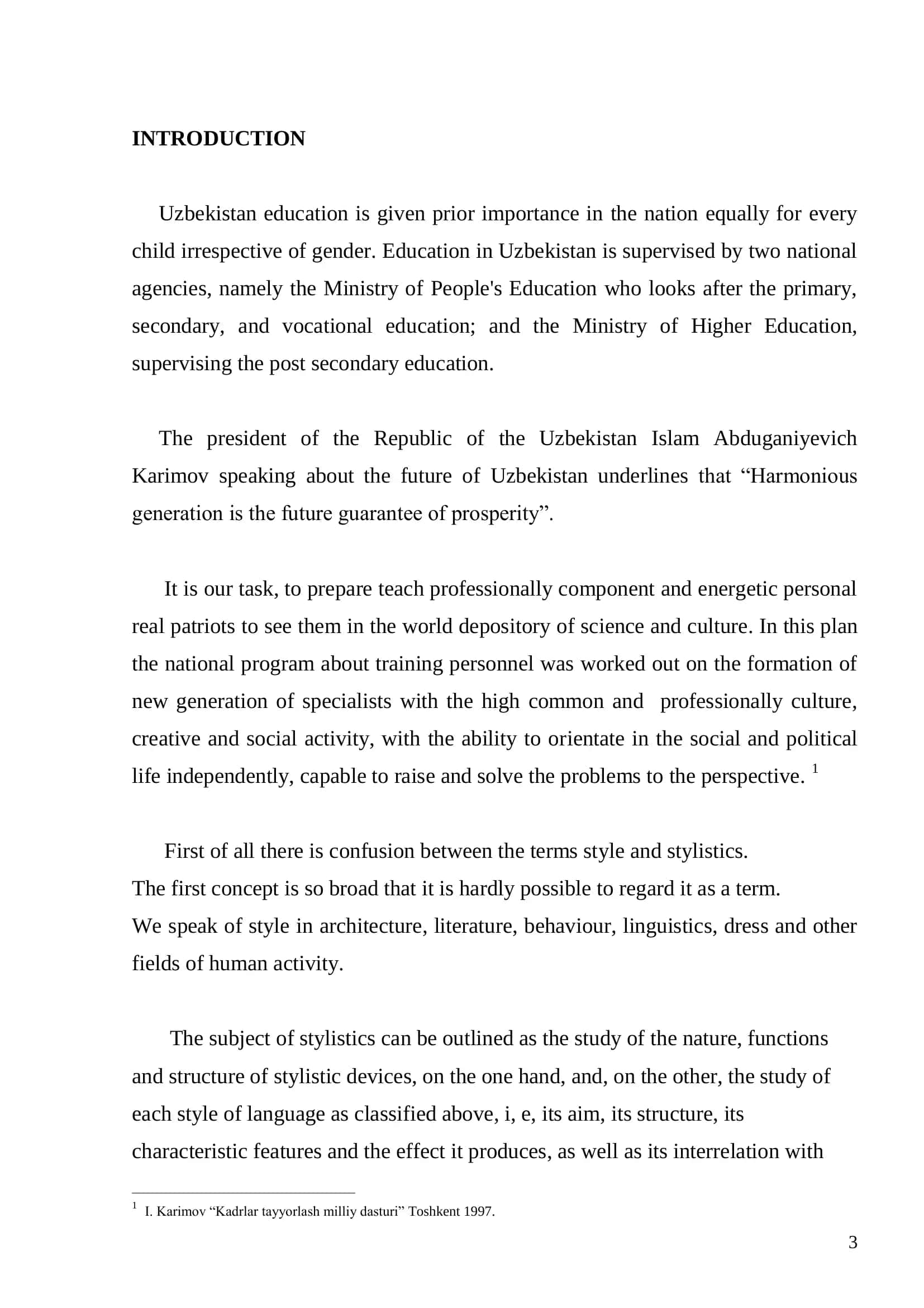COURSE PAPER ON THE NATURE AND FUNCTION OF RHETORICAL QUESTION 3