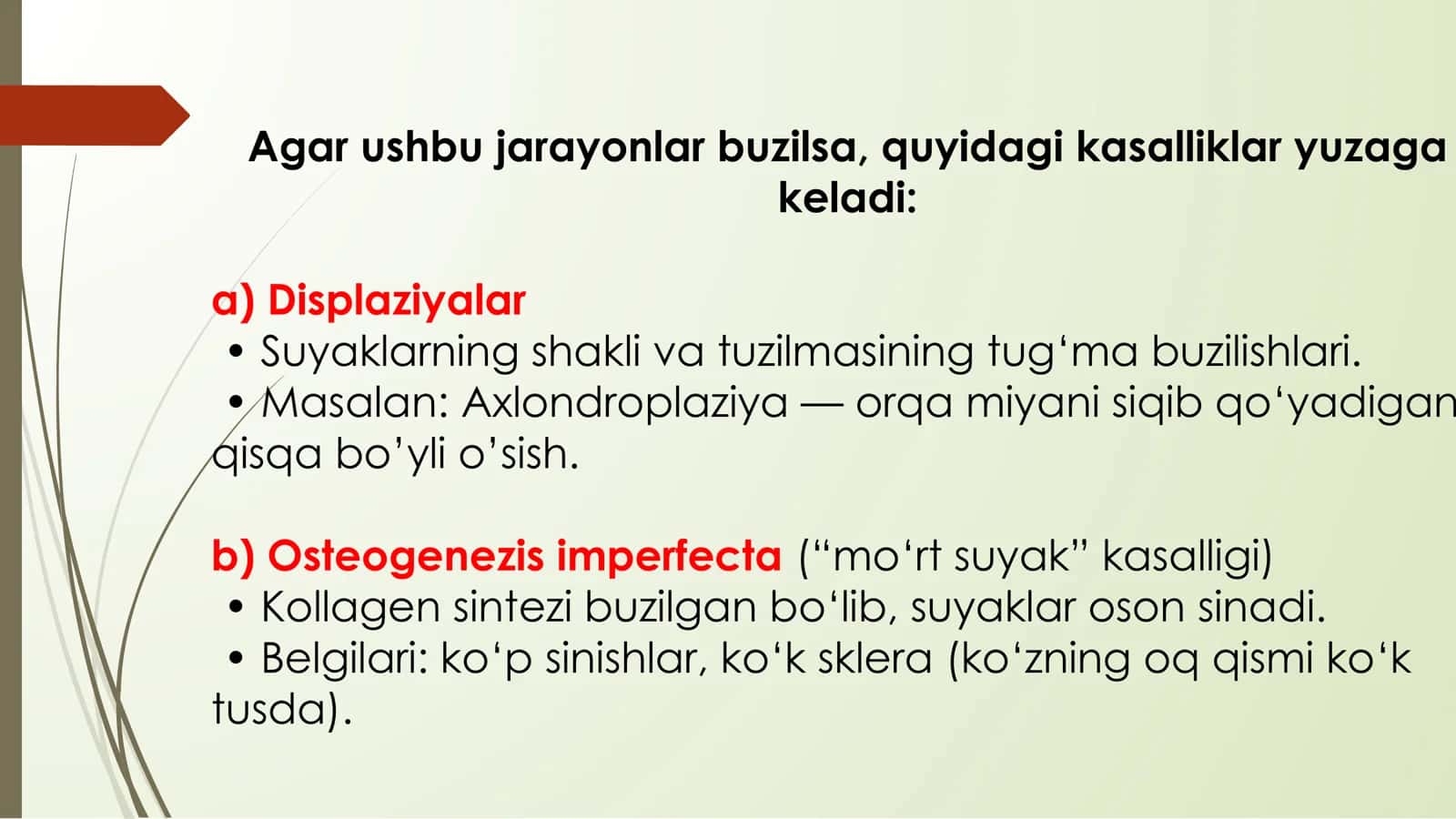 Suyaklarning rivojlanish buzilishlari 3
