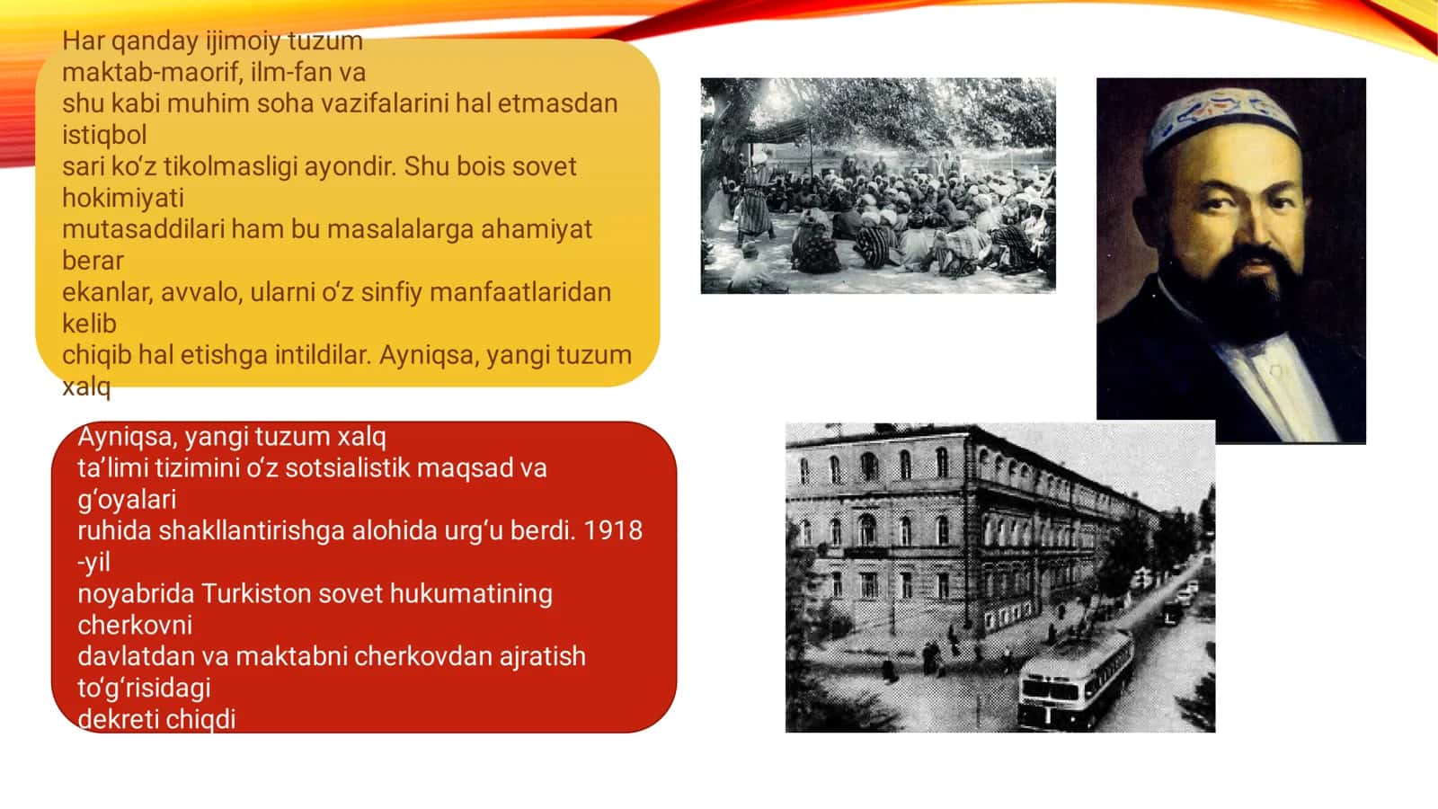 1917-1924 YILLARDAGI MA’NAVIY-MADANIY HAYOTNING XUSUSIYATLARI 3