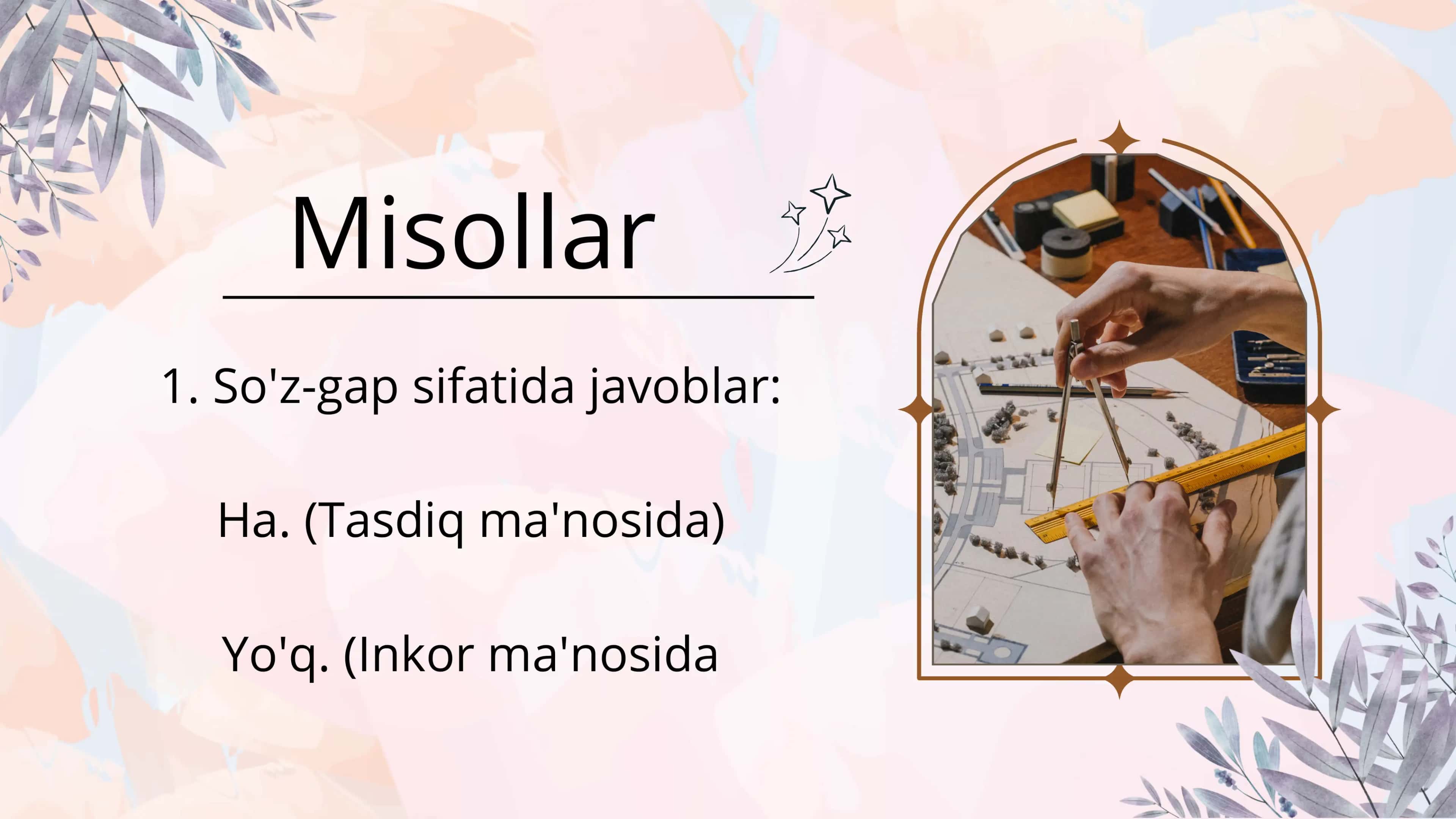So'z-gap tizimi haqida 3