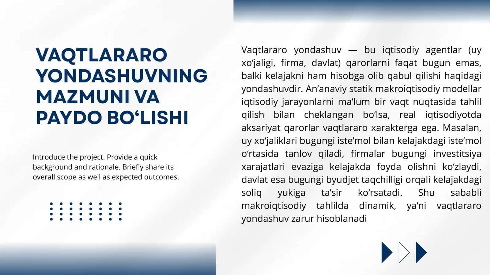 Vaqtlararo yondashuv 3