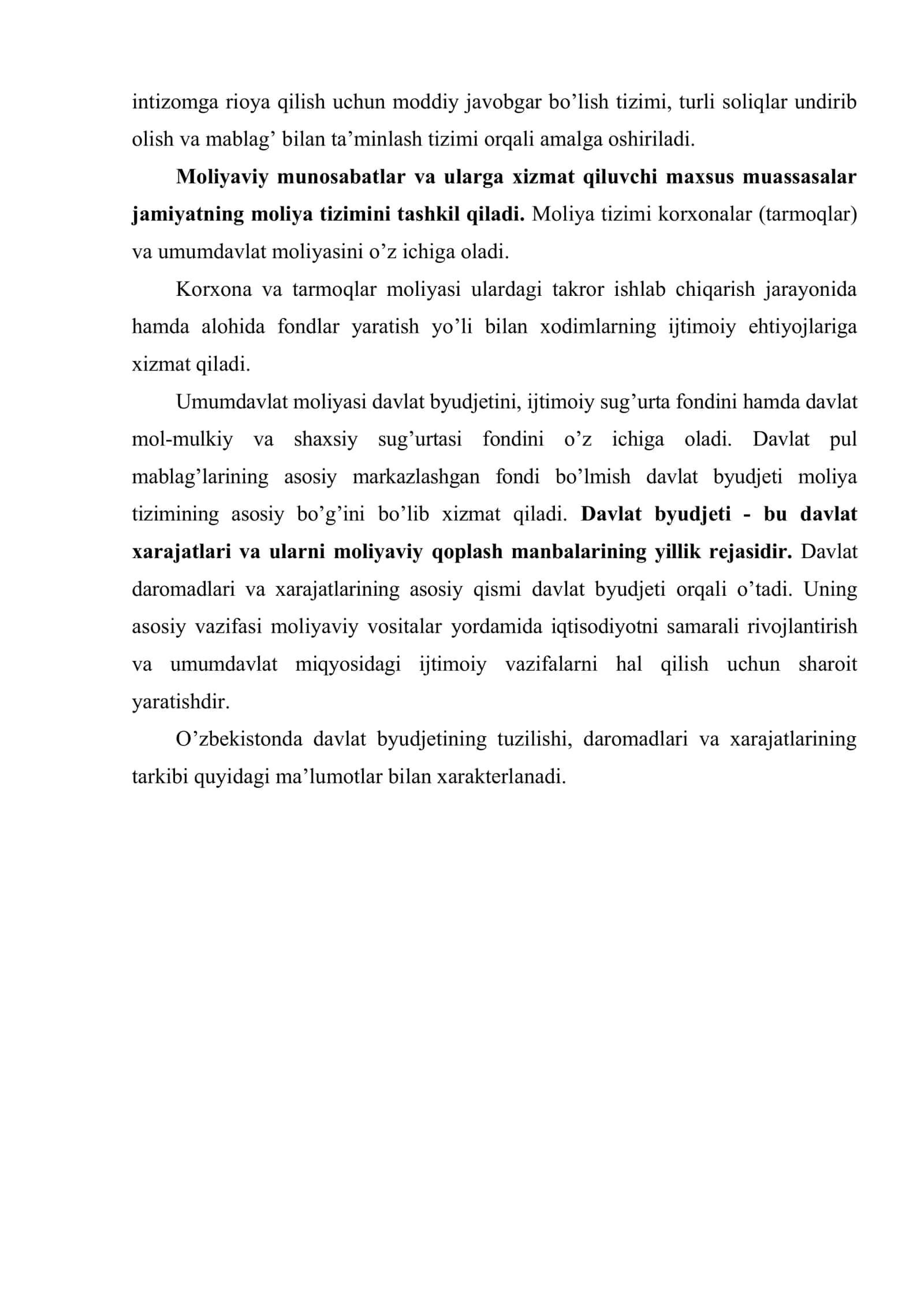 Moliya tizimi va moliyaviy siyosat 3