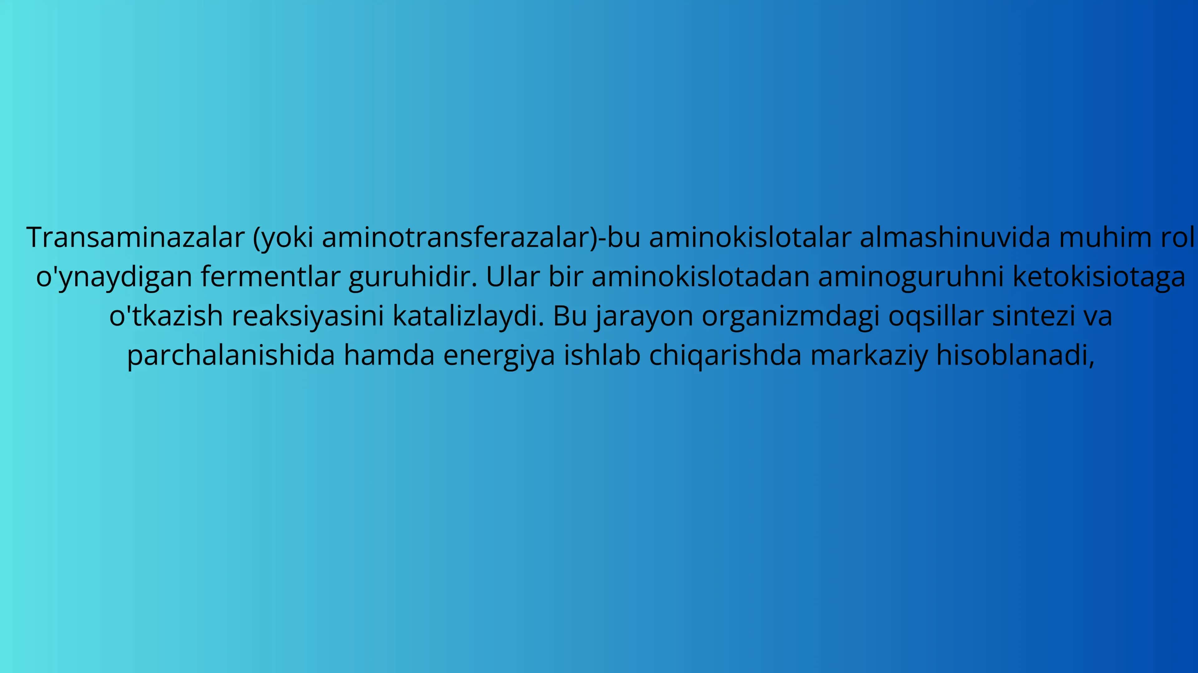 Transaminazalar ahamiyati 3