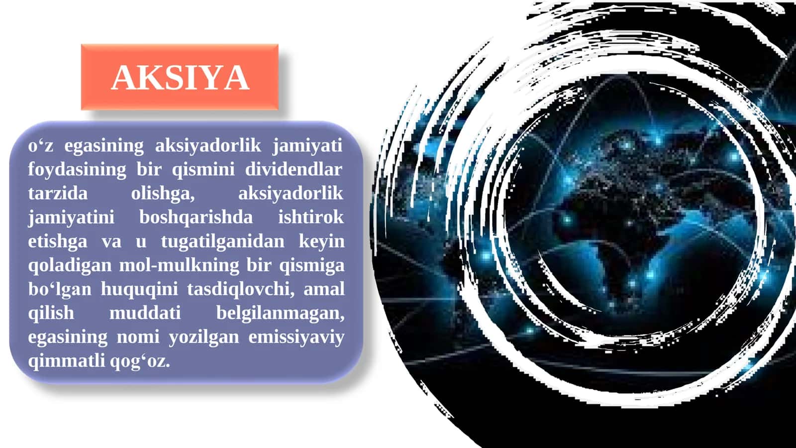 Qimmatli qog'ozlar bozori ( Aksiyalar bozori) 3