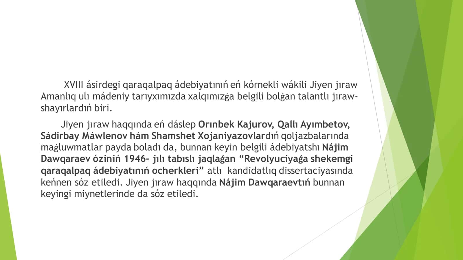 Qaraqalpaq Adabiyot 3