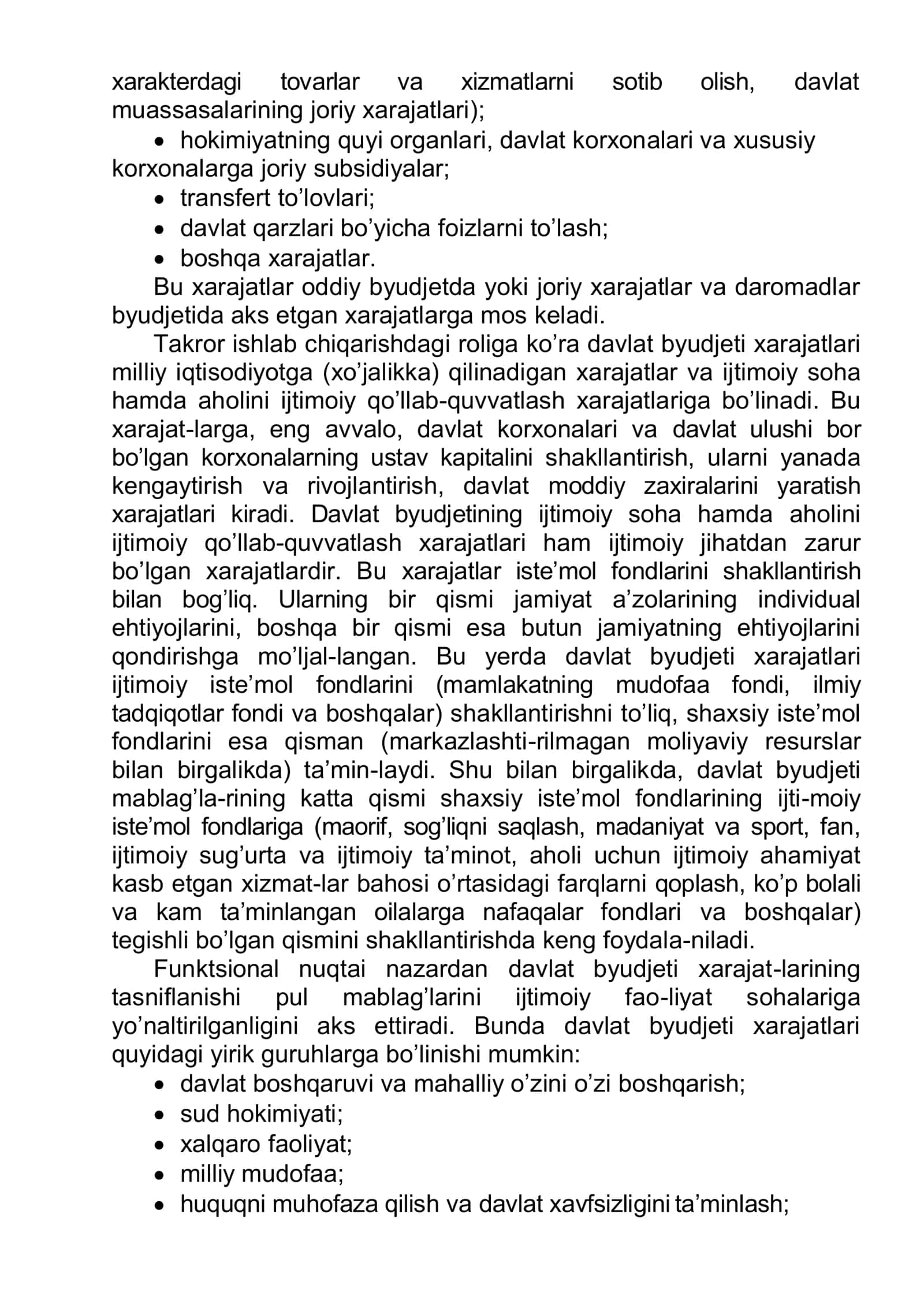 Davlat byudjeti xarajatlari 3