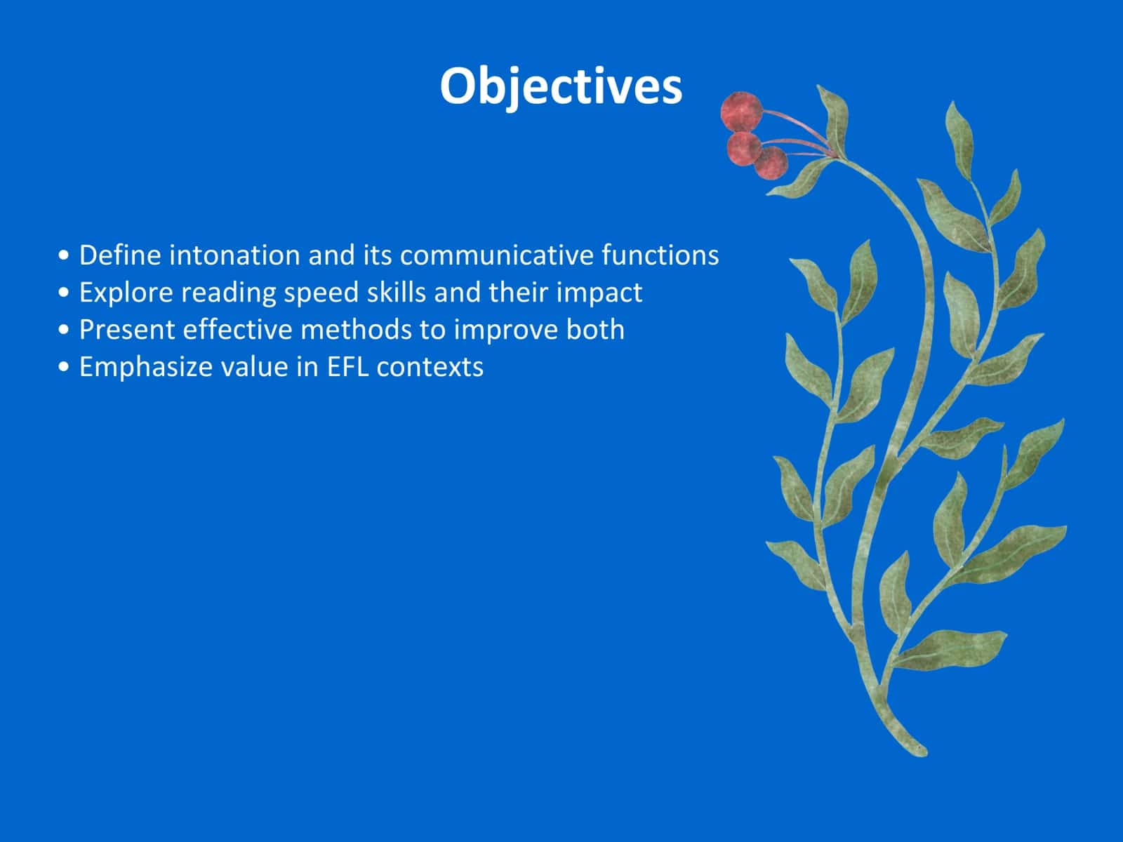 Intonation and Reading Speed in English Learning 3