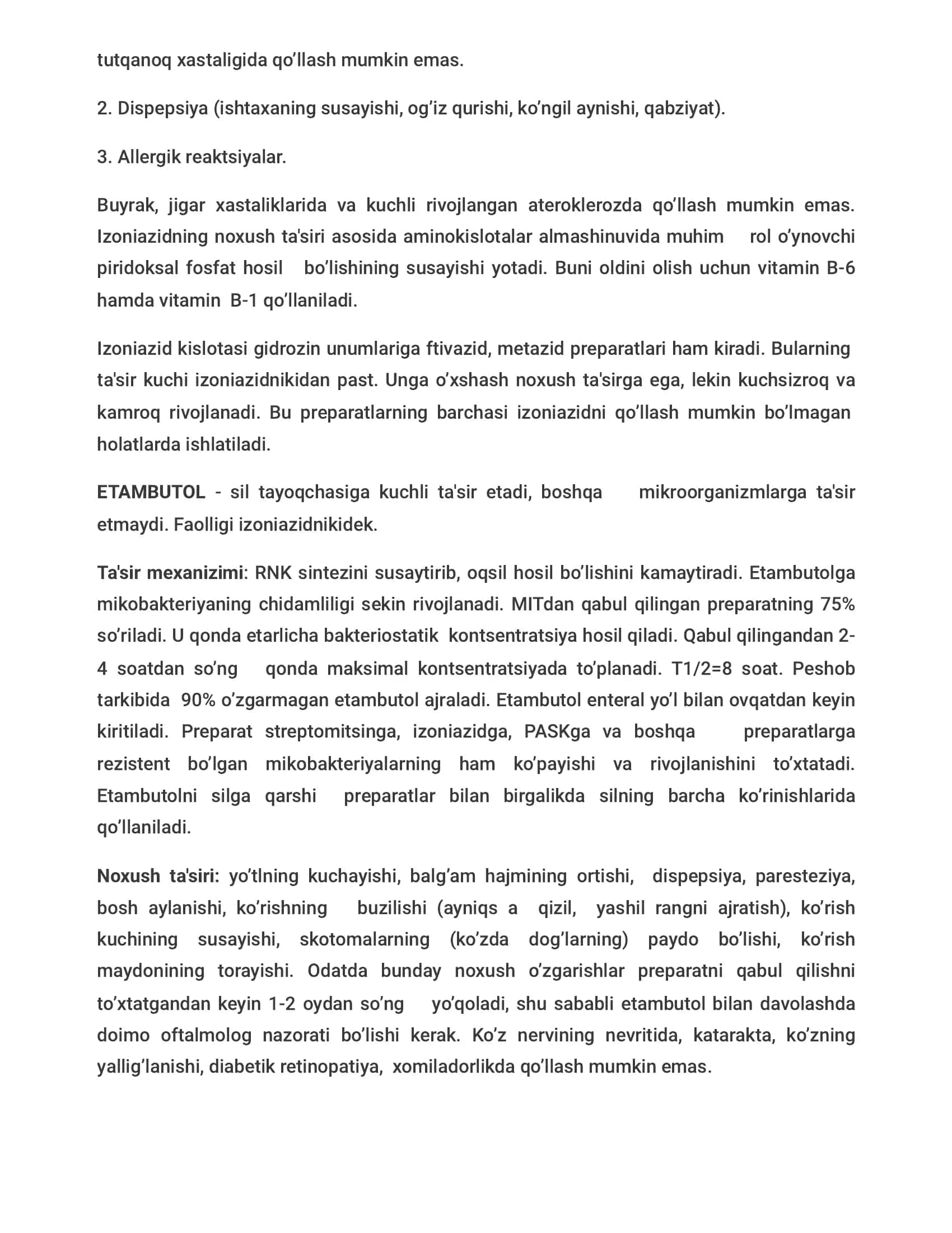 Sil kasalligini davolash 3
