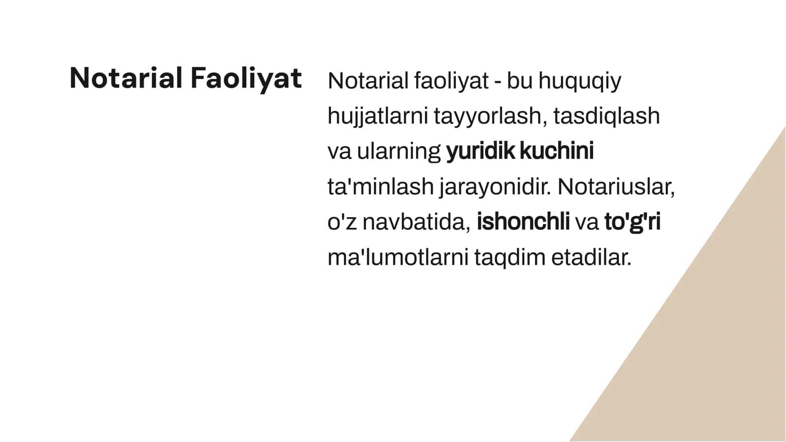 Tarjimaning To'g'riligini Shahodatlash 3