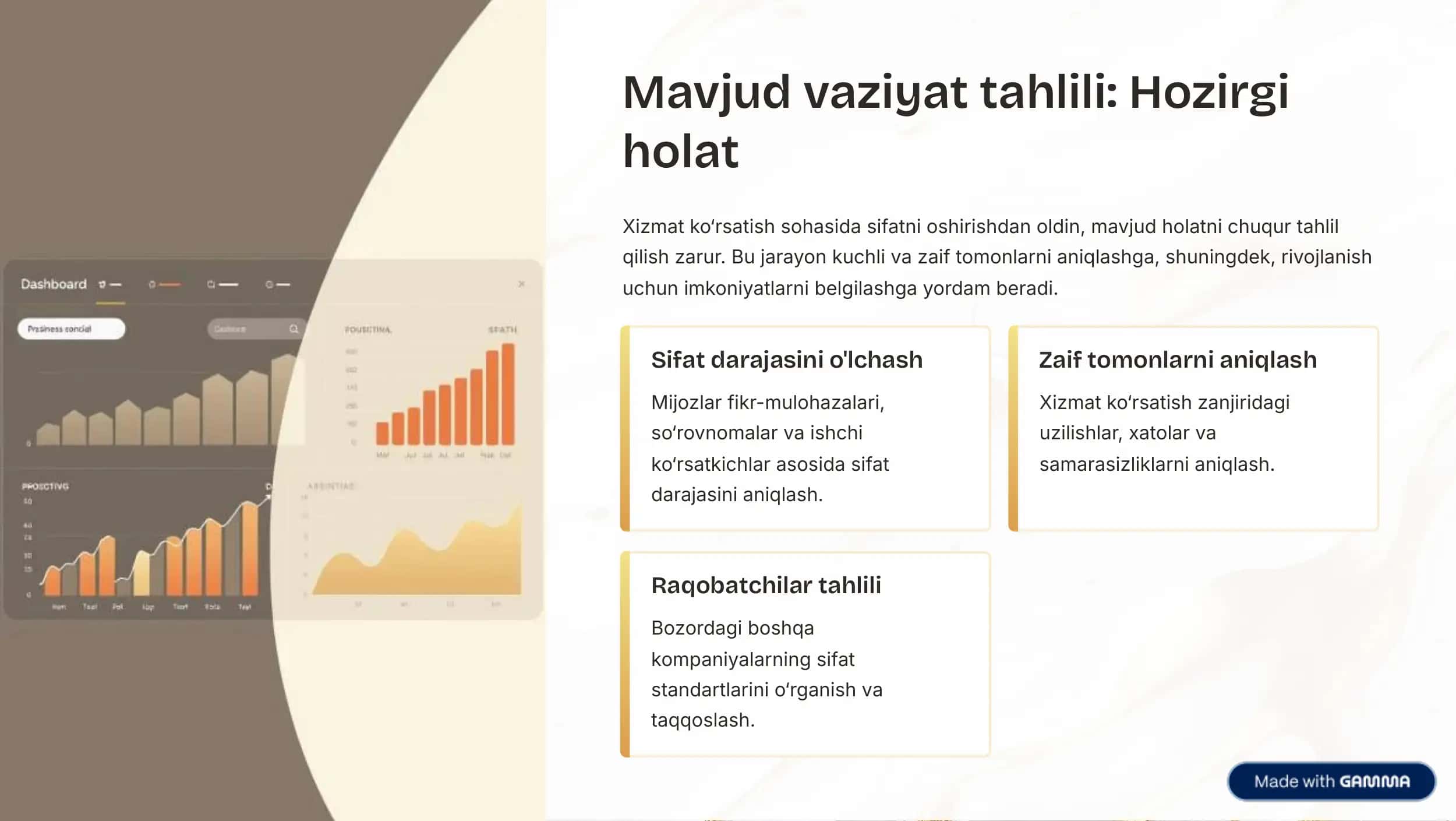 Xizmatlar sohasida sifatni oshirish imkoniyatlari 3