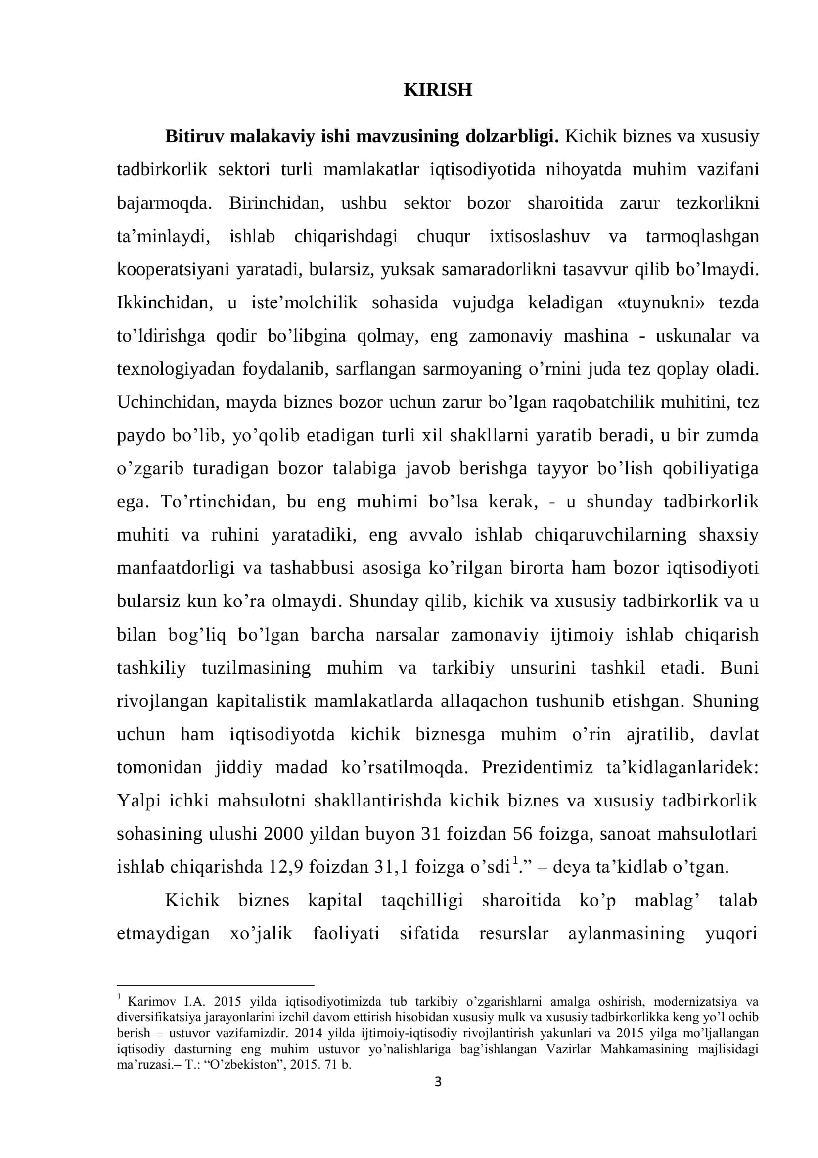 MOLIYA BITIRUV MALAKAVIY ISHI 3