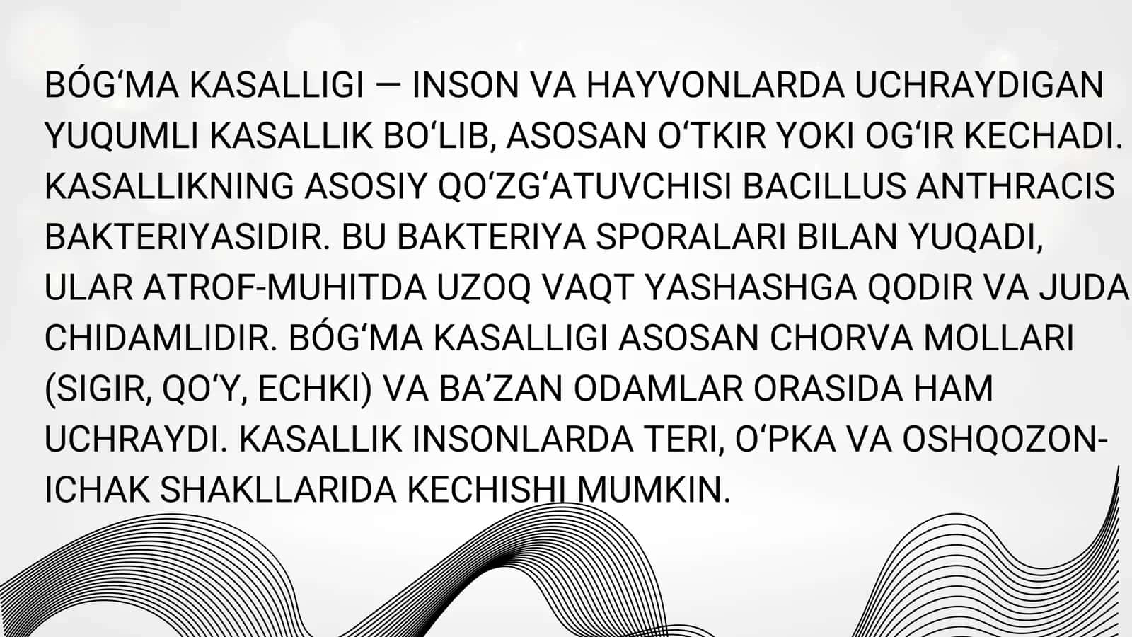 Boʻgʻma kasaligida prespitatsiya reaksiyasi qoʻyish texnikasi 3