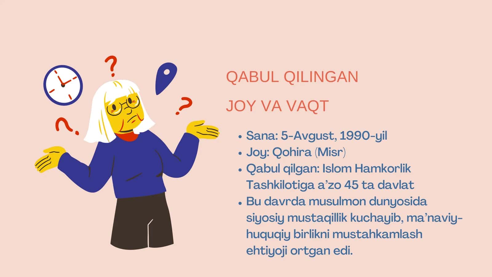 Qohira deklaratsiyasi tarixi va mazmuni 3