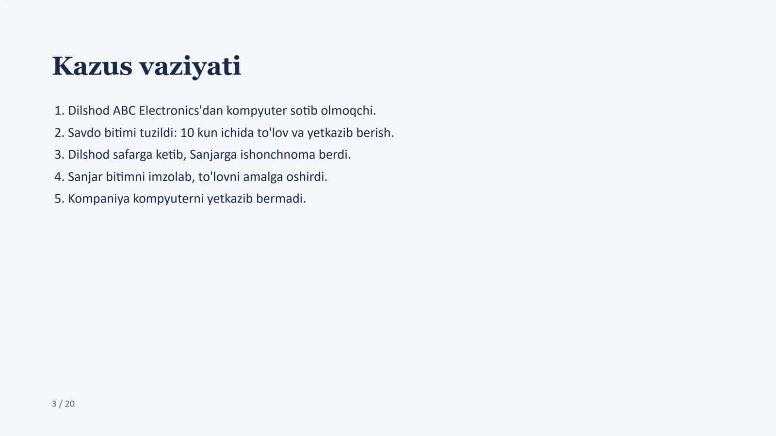 Fuqarolik huquqining obyektlari 3
