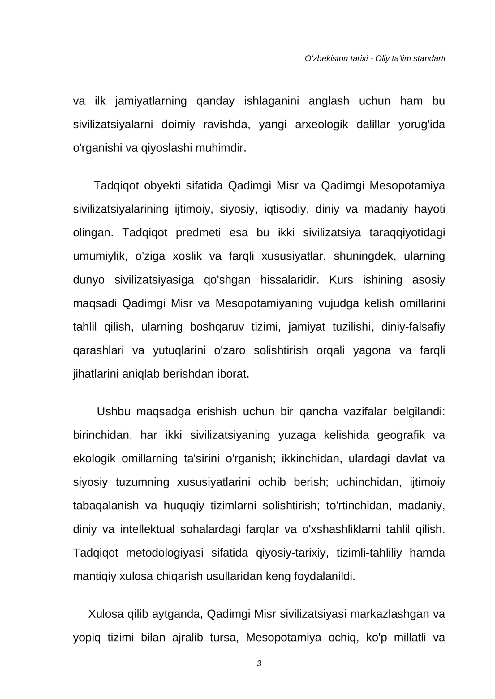 Qadimgi Misr va Mesopotamiya sivilizatsiyalarining qiyosiy tahlili 3