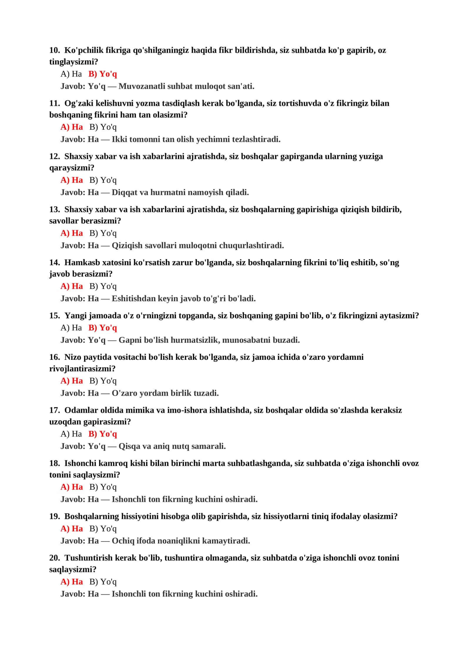 PSIXOLOGIK XAVFSIZLIKNI HIS QILISH TESTI 3