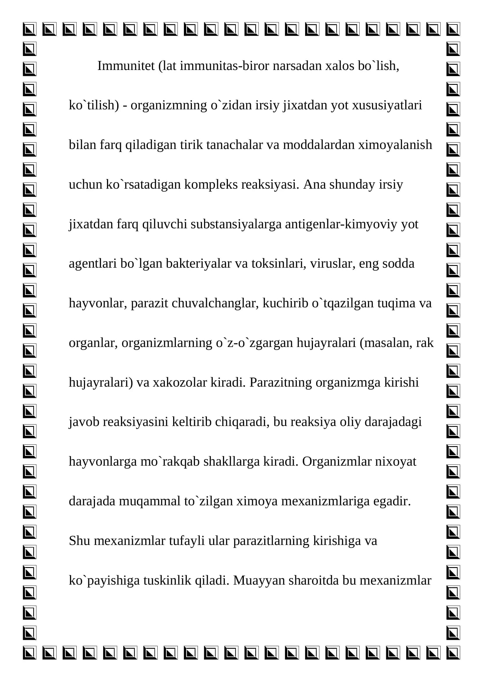 IMMUNITET 3