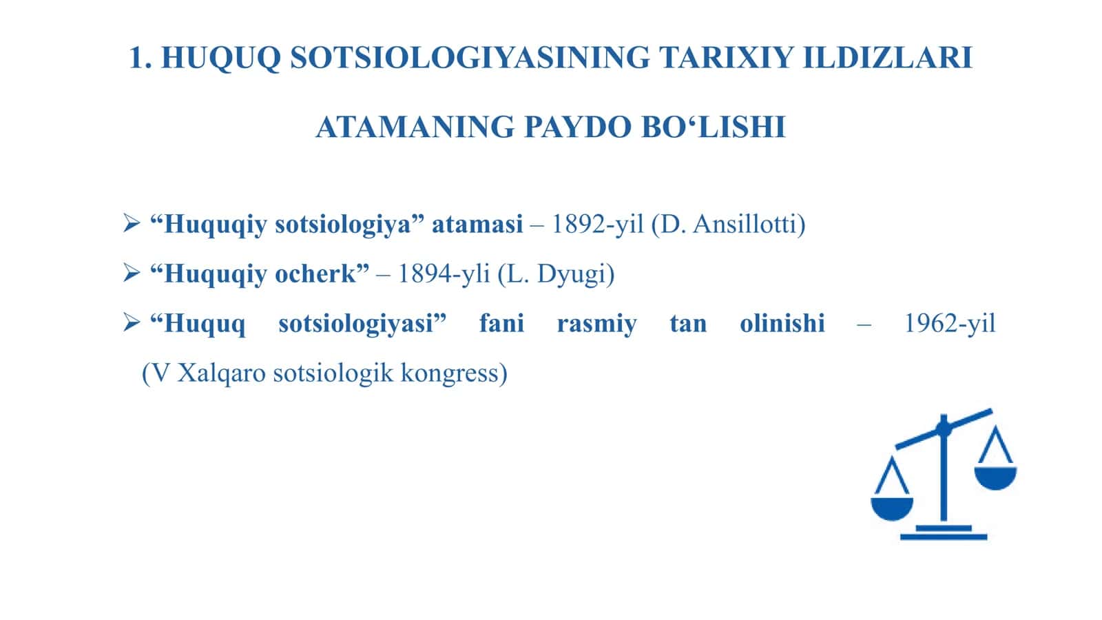 Huquq sotsiologiyasining shakllanishi va rivojlanishi tarixi 3