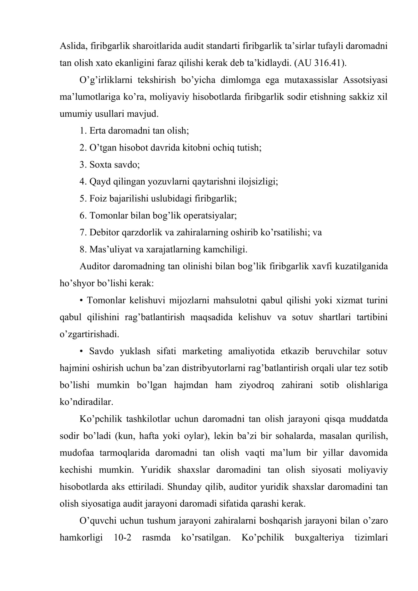Daromad va xarajatlar hamda moliyaviy natijalar auditi 3