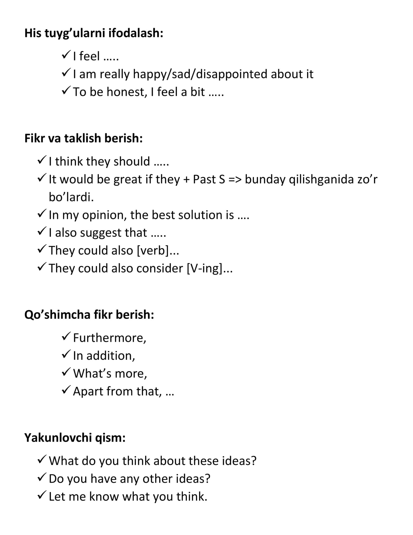 Multilevel Writing Part 1.1 - Informal letter 3