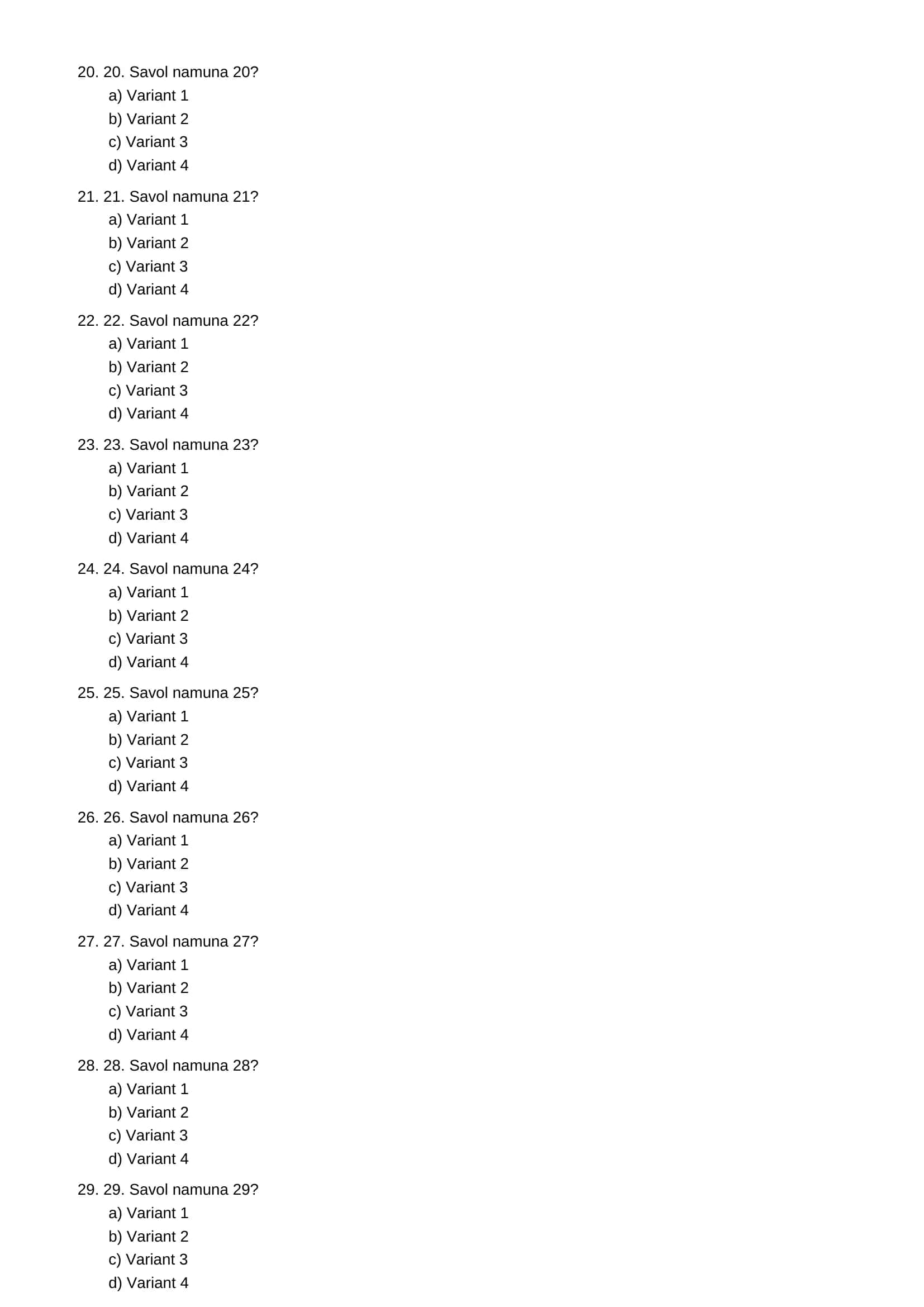 Iqtisodiyot Nazariyasi - 140 ta Test Savollari 3