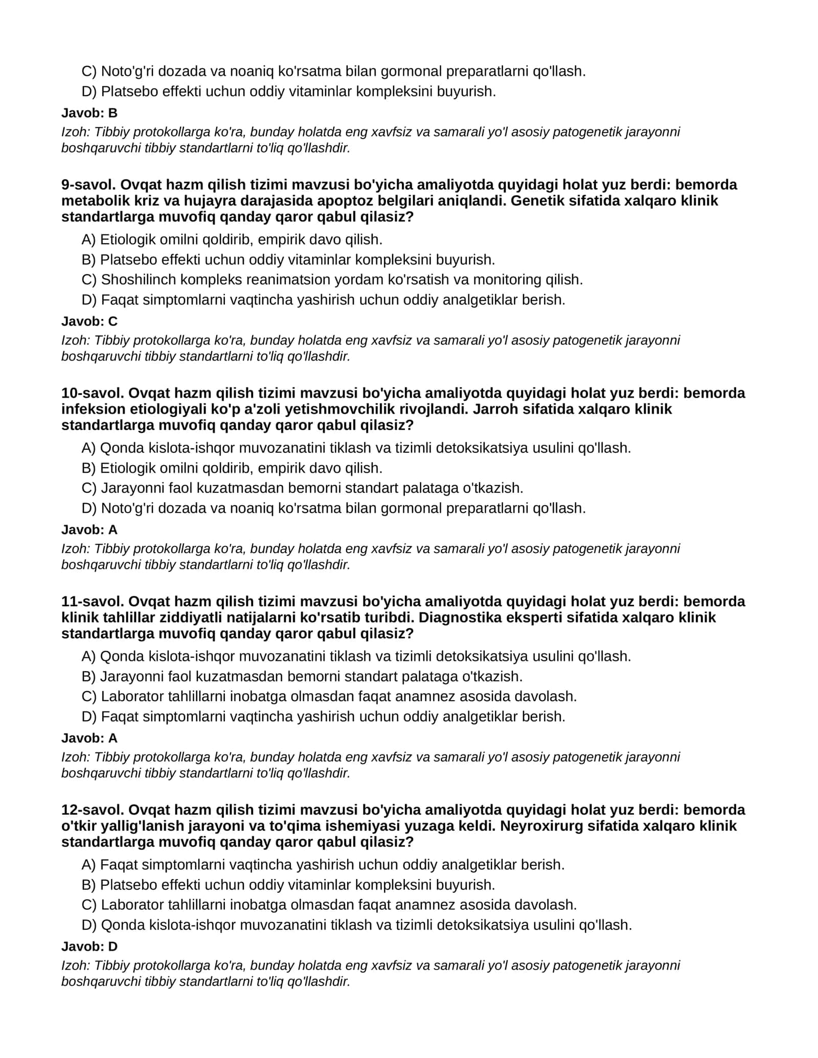 OVQAT HAZM QILISH TIZIMI - 2-QISM 3