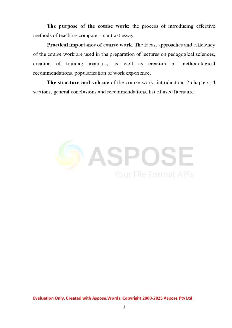 Compare - contrast esaays 3