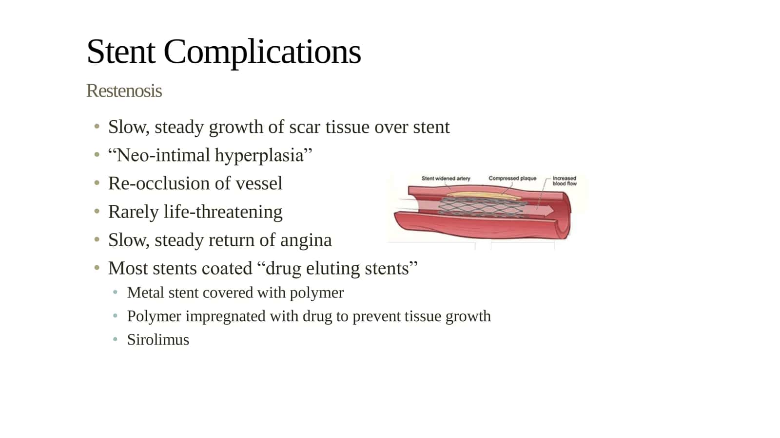 Stent Complications 3
