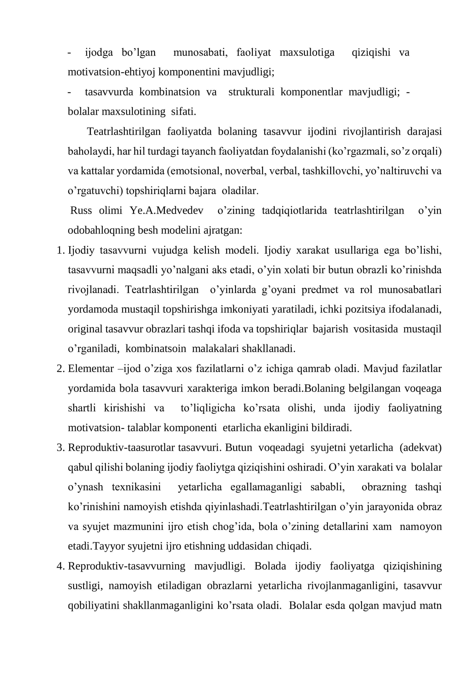 Sahnalashtirish faoliyati 3