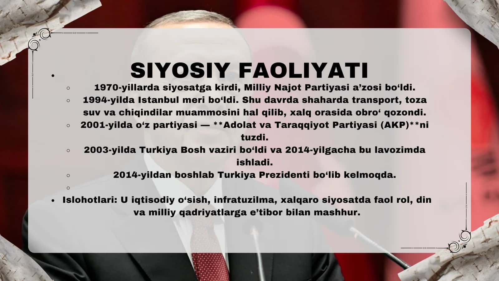 RECEP TAYYIP ERDOĞAN 3