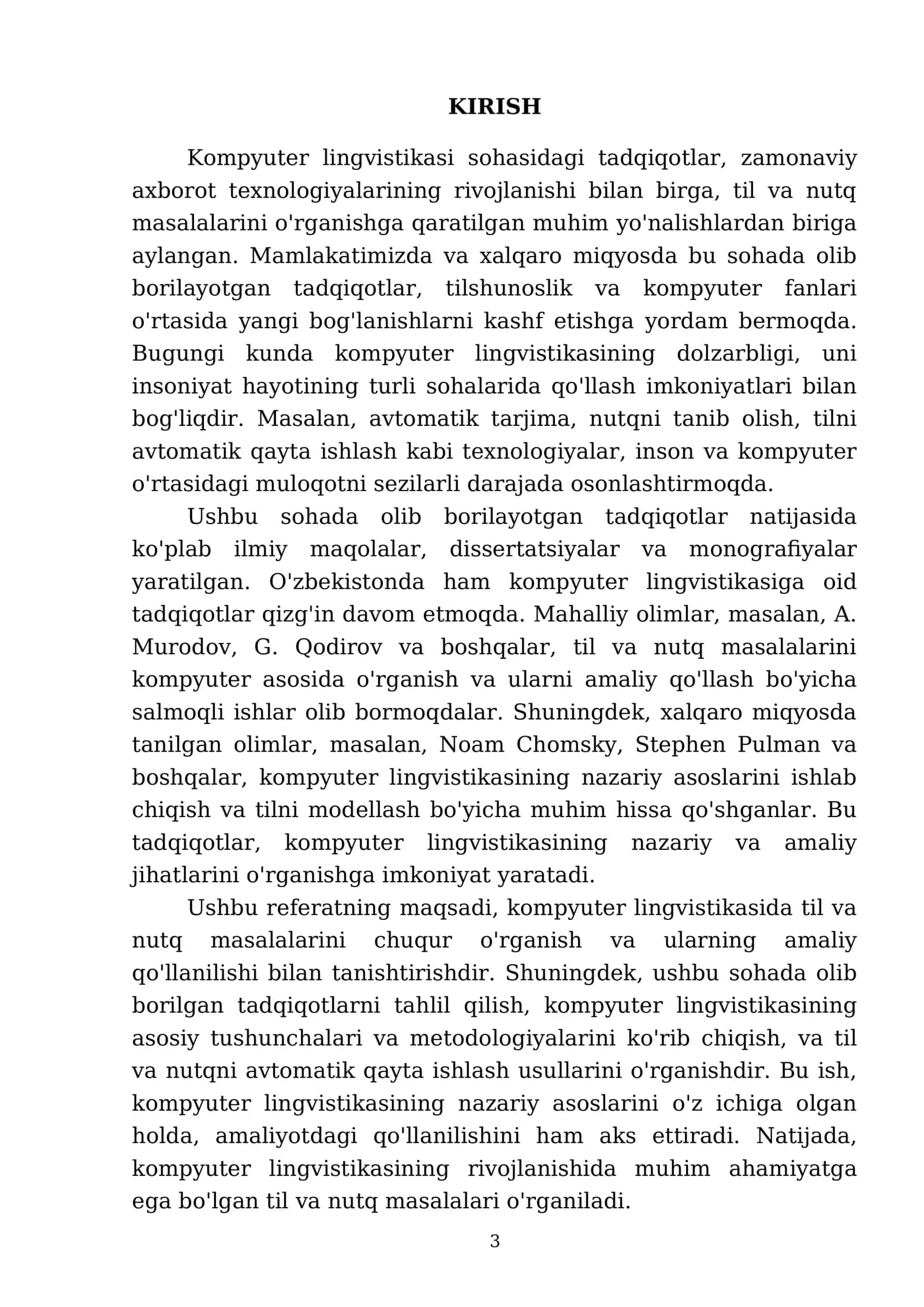 Kompyuter lingvistikasida til va nutq masalalari 3