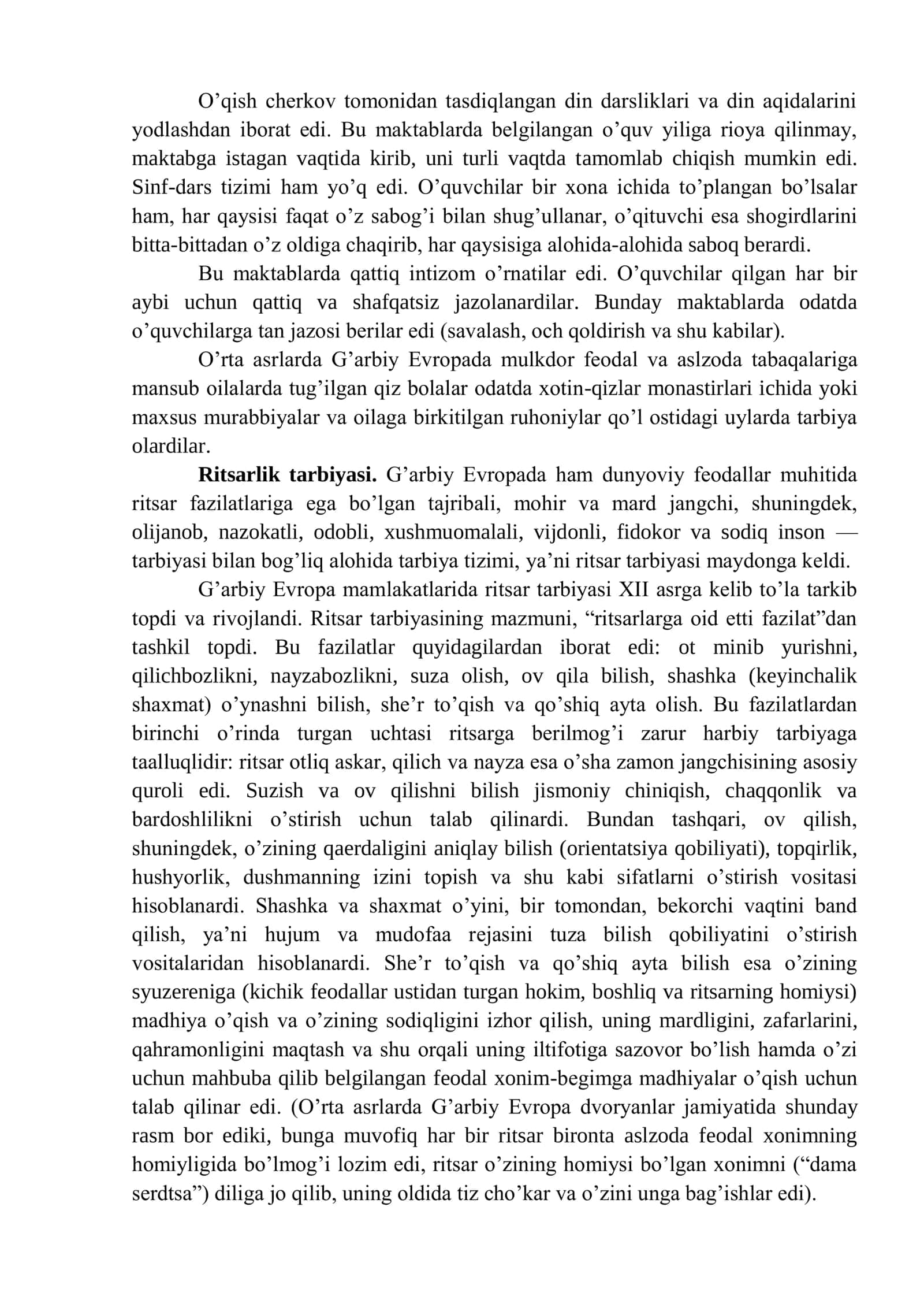 XIX asrda jahon pedagogika fanining rivojlanishi 3