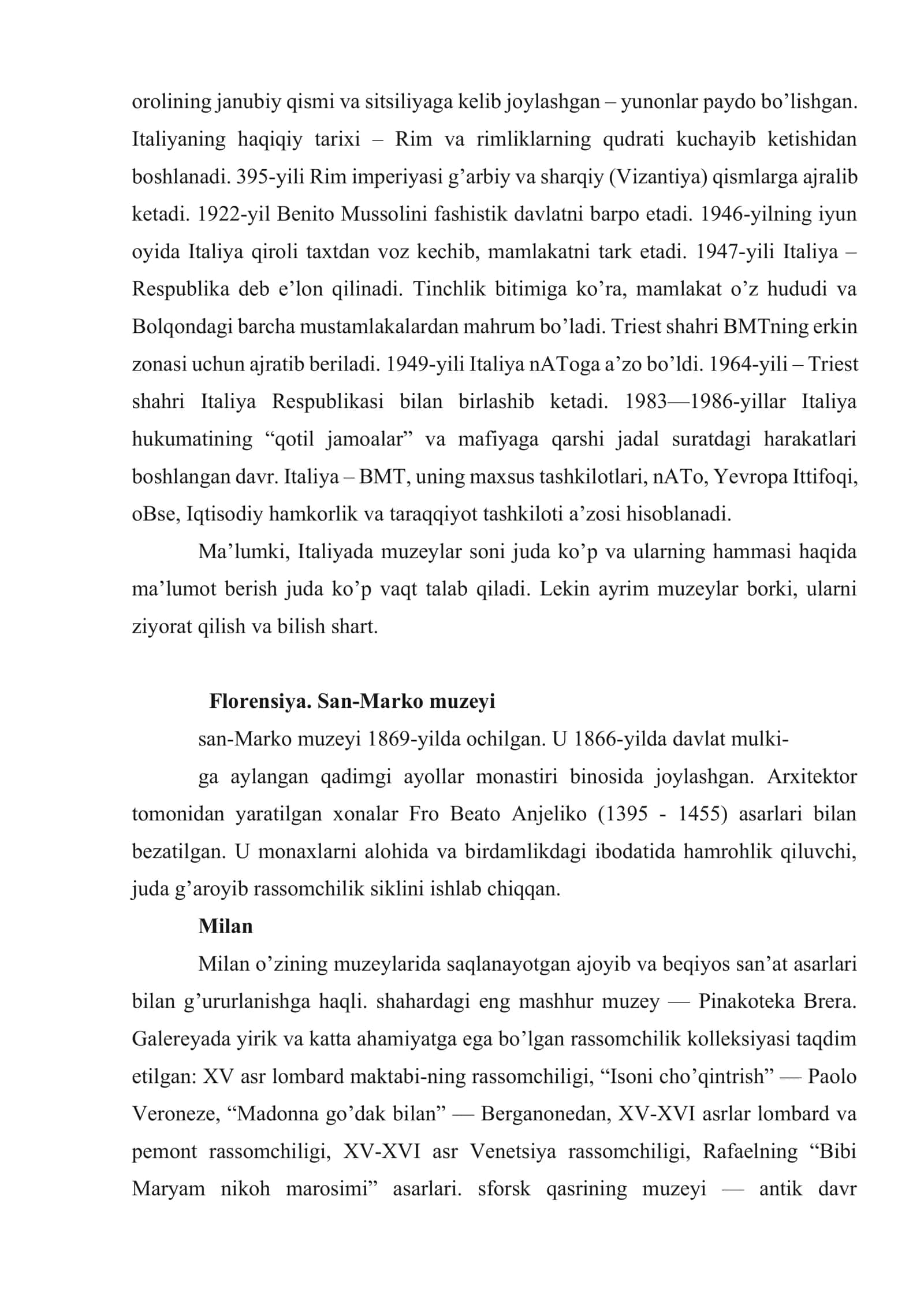 Italiya muzeylari 3